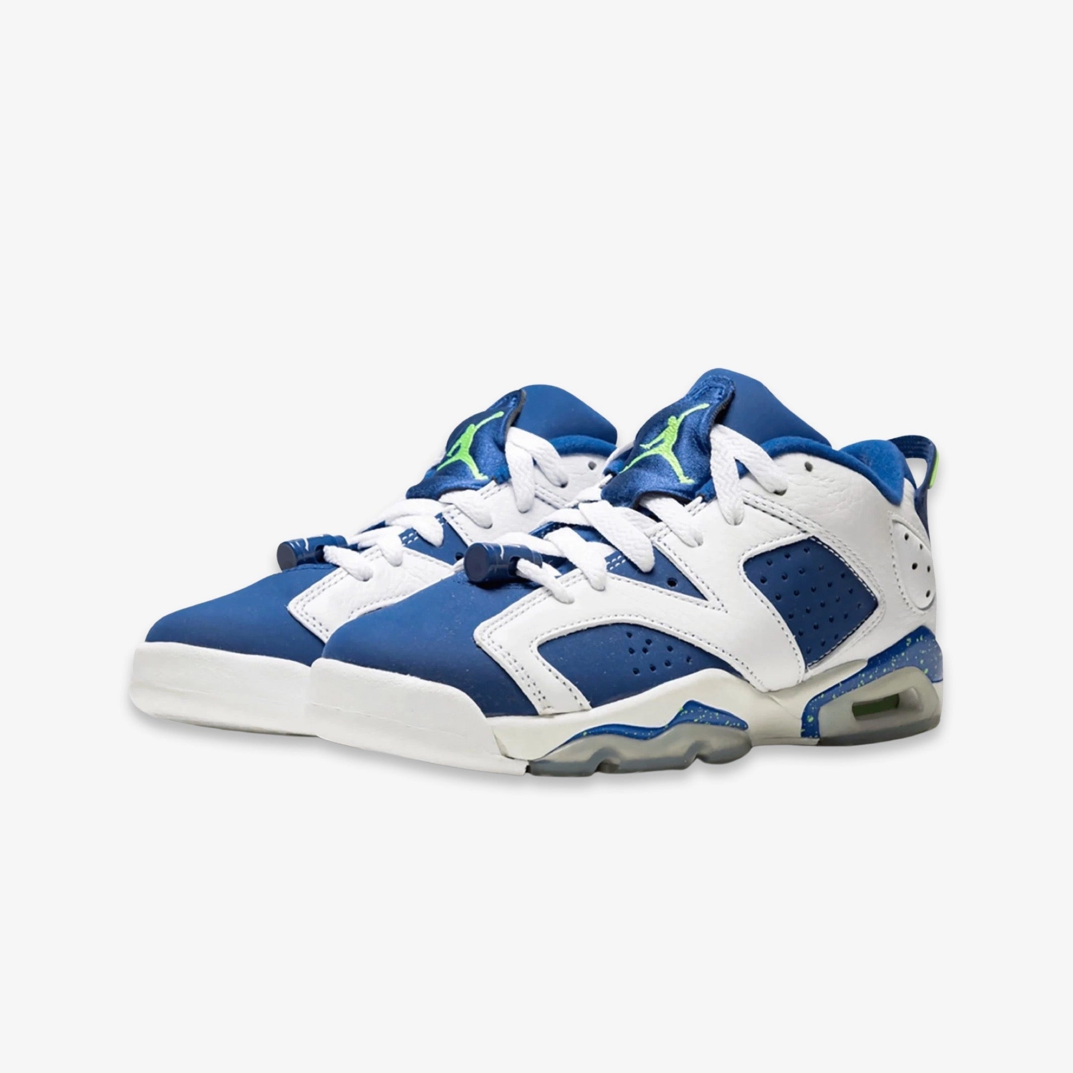 (GS) Air Jordan 6 Retro Low 'Seattle Seahawks / Ghost Green' (2015) 768881-106 Air Jordan 6 Classic High-Top Sneakers