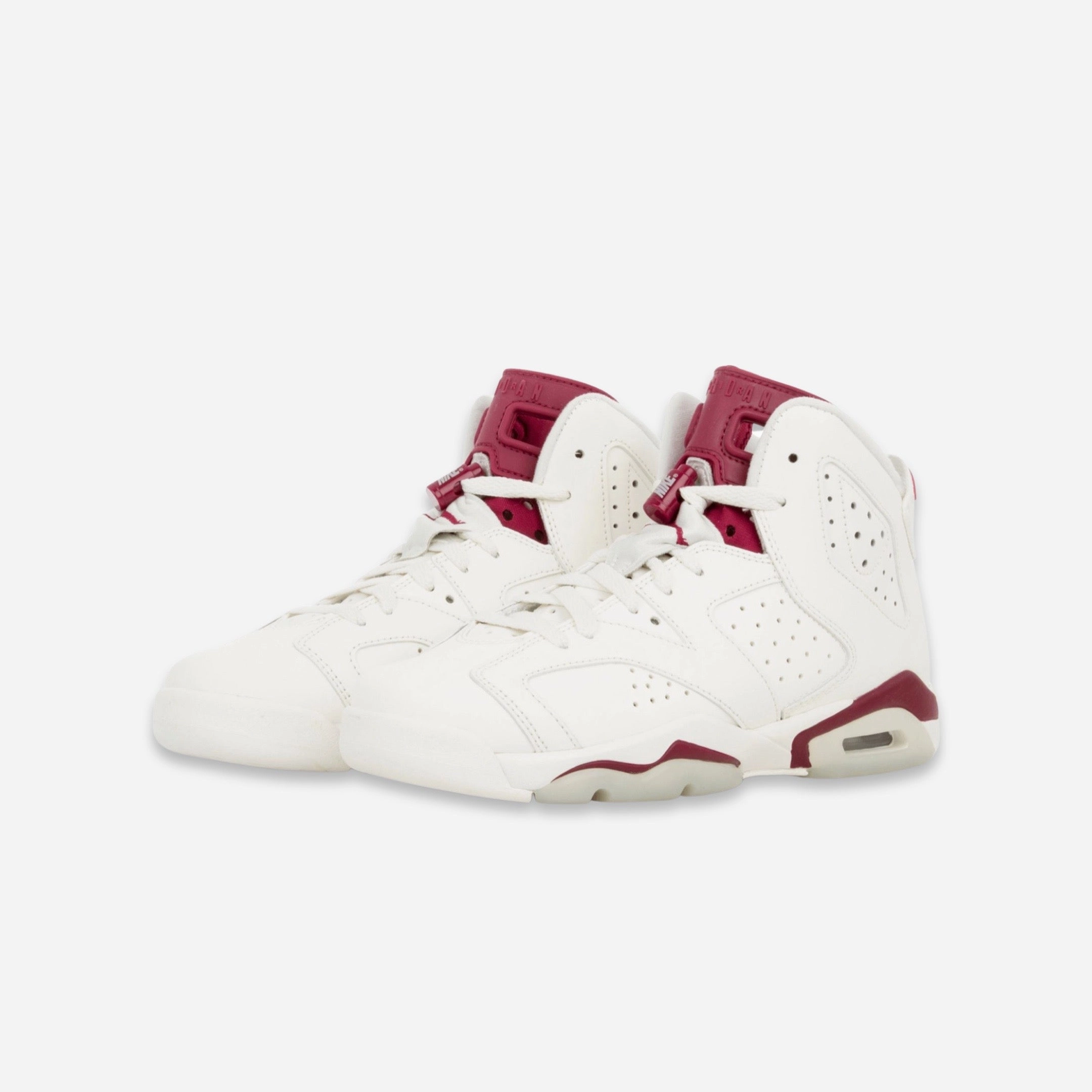 (GS) Air Jordan 6 Retro OG 'Maroon' (2015) 836342-115 Air Jordan 6 Classic High-Top Sneakers
