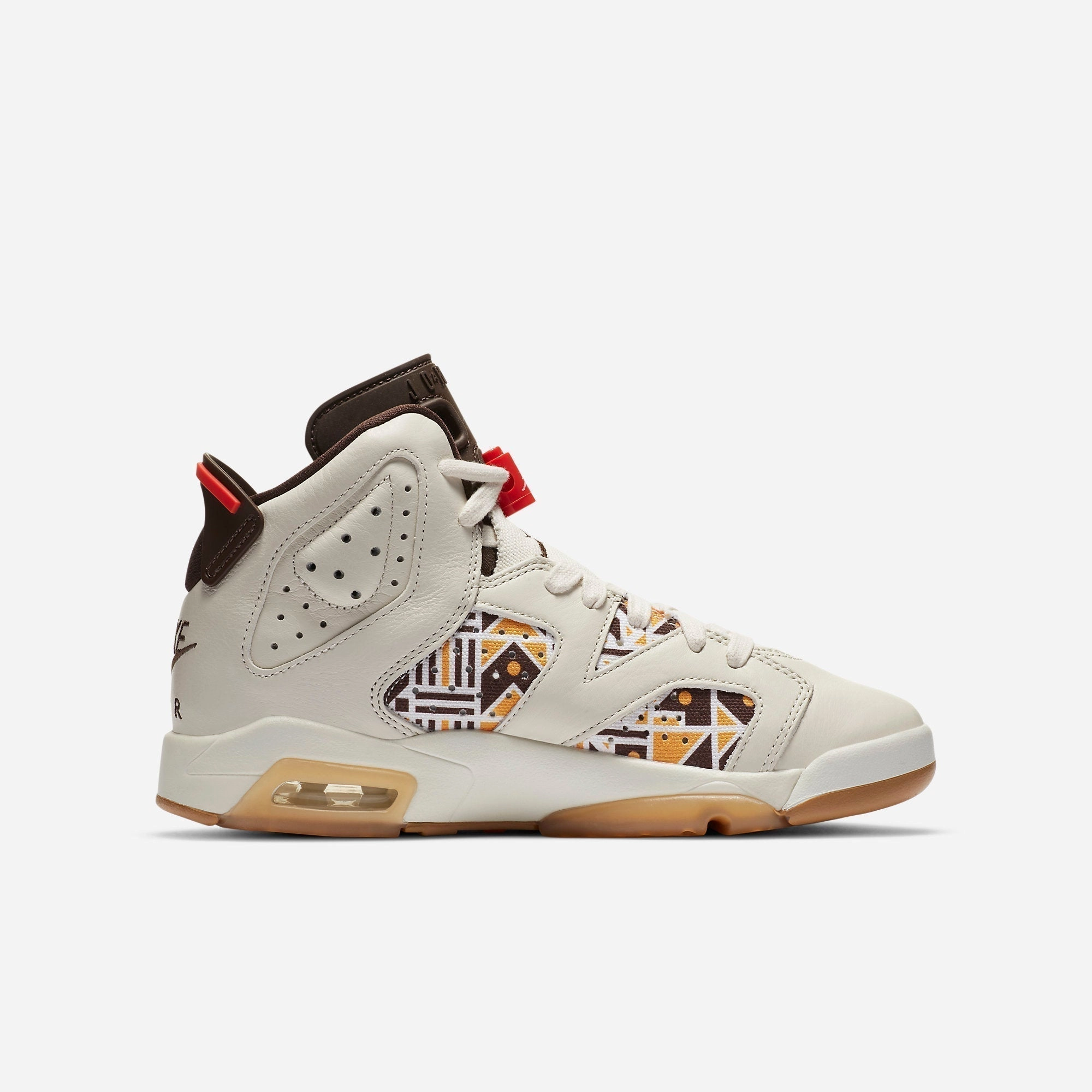 (GS) Air Jordan 6 Retro Q54 'Quai 54 Sail' (2020) CZ6506-100 Air Jordan 6 Classic High-Top Sneakers