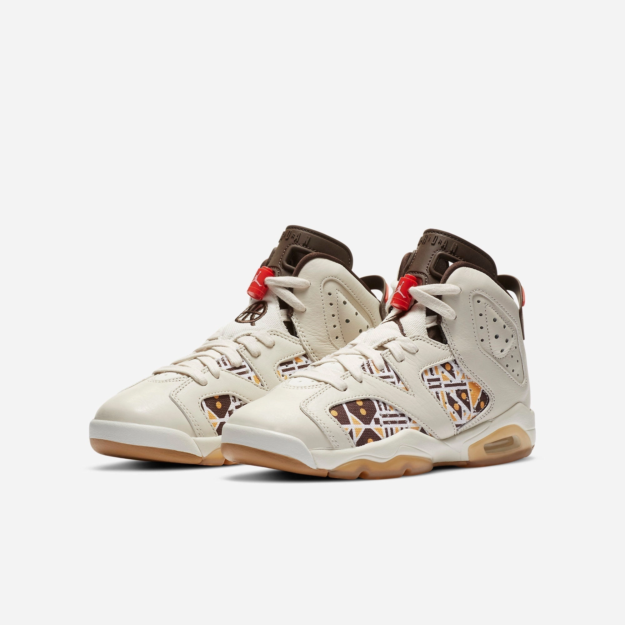 (GS) Air Jordan 6 Retro Q54 'Quai 54 Sail' (2020) CZ6506-100 Air Jordan 6 Classic High-Top Sneakers