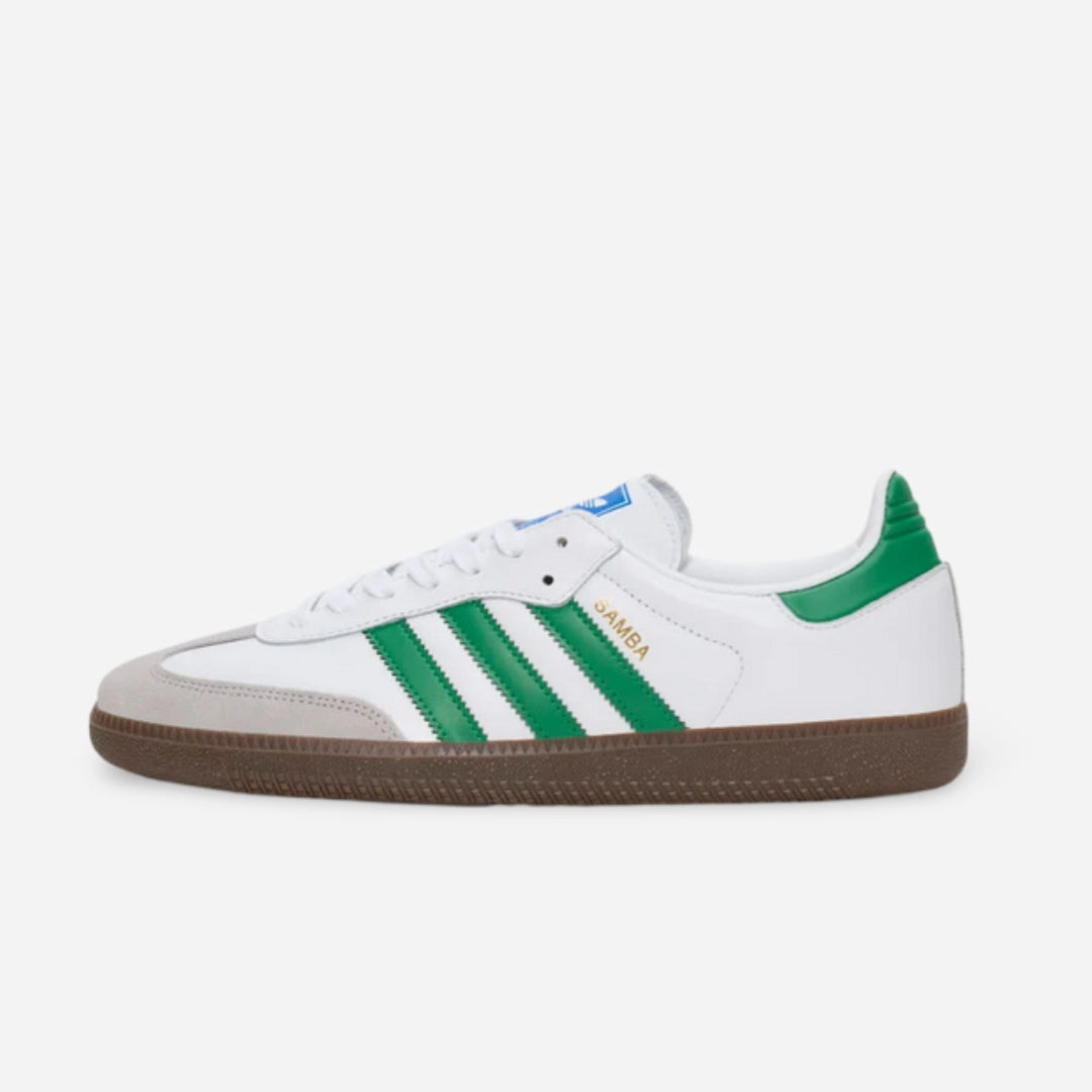 (Men's) adidas Samba OG 'Footwear White / Green' (2023) IG1024