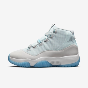 (Men's) Air Jordan 11 Adapt 'Legend Blue' (US Plug) (2021) DO6365-001 Air Jordan 11 basketball shoes with patent look