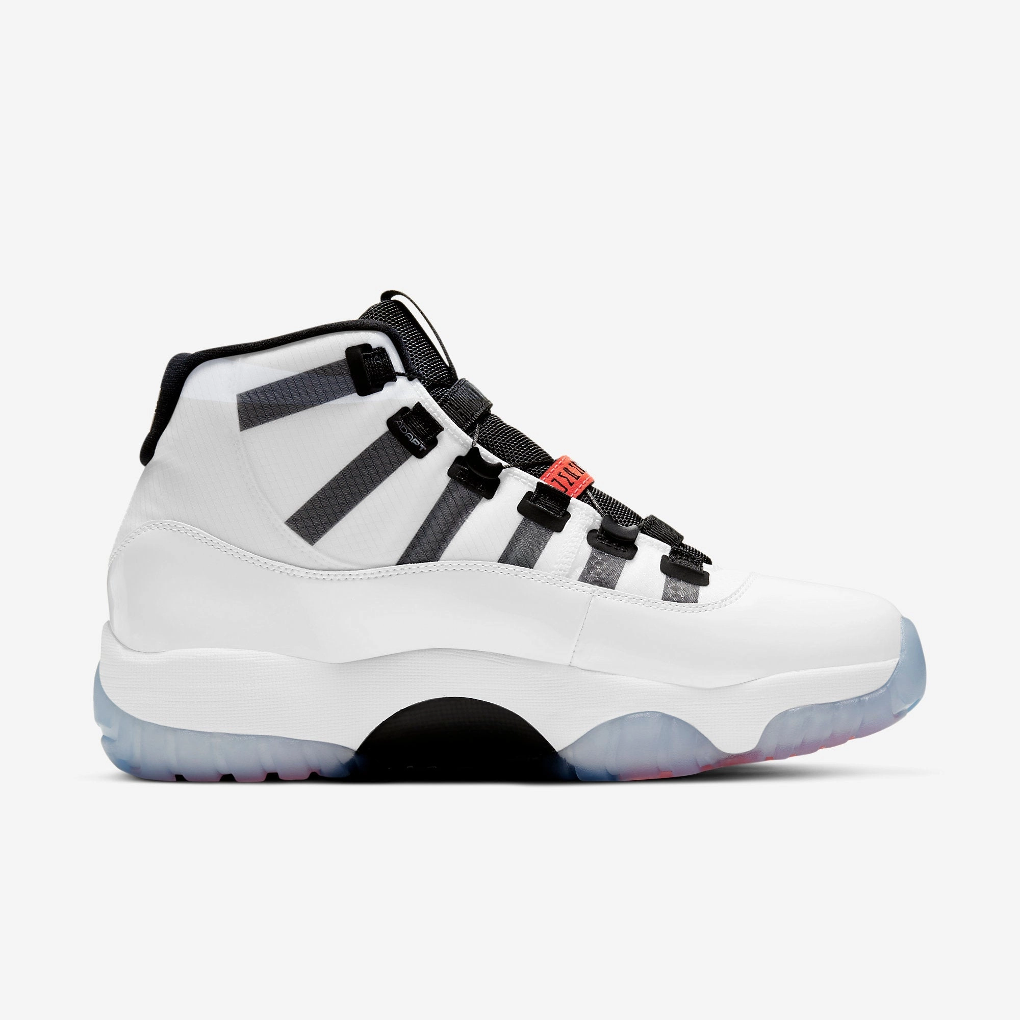 (Men's) Air Jordan 11 Adapt 'White' (KR Plug) (2020) DD3524-100 Air Jordan 11 Patent Basketball Shoes