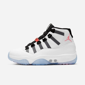 (Men's) Air Jordan 11 Adapt 'White' (KR Plug) (2020) DD3524-100 Air Jordan 11 basketball shoes with patent look