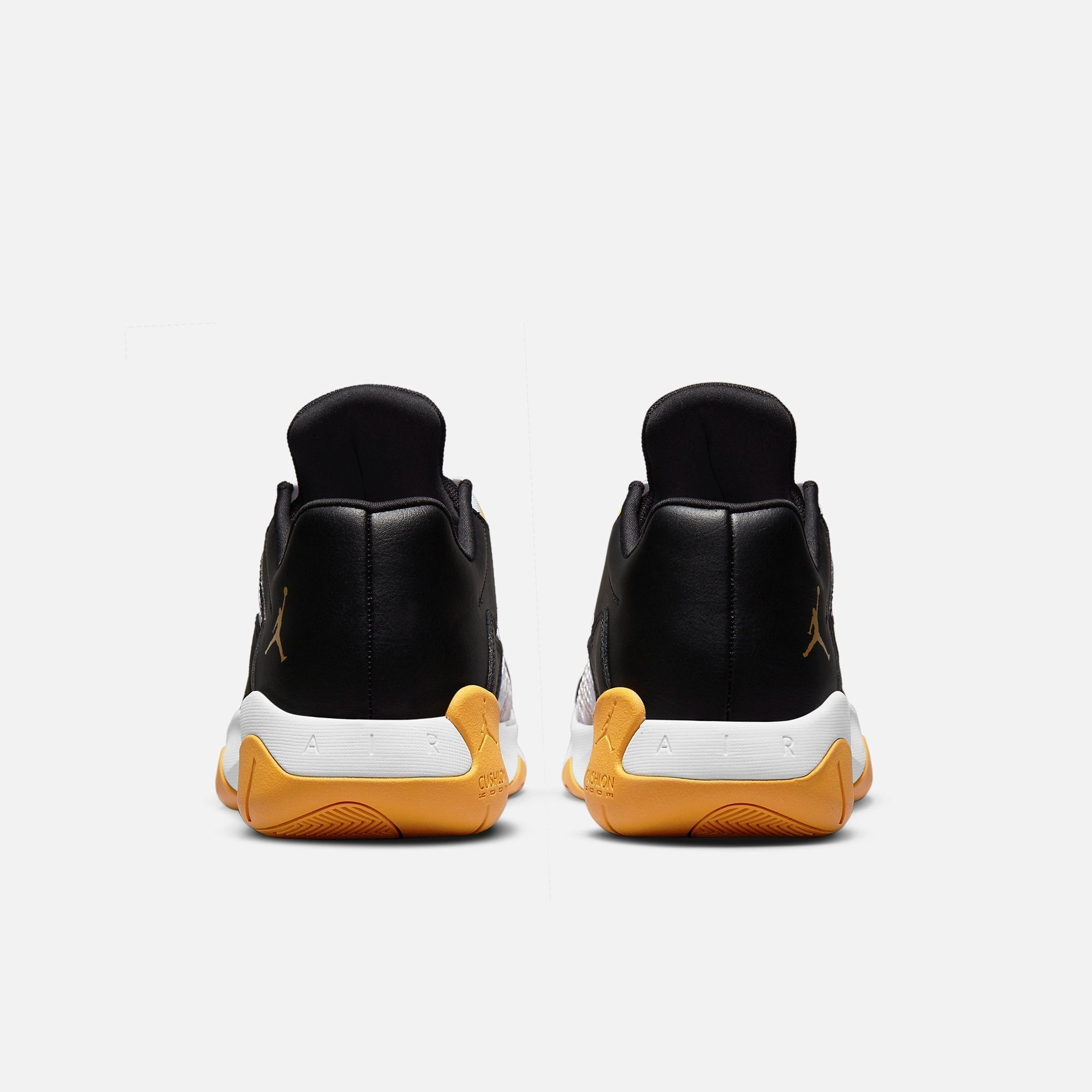 (Men's) Air Jordan 11 CMFT Low 'Black / Gold' (2021) DM9481-001 Air Jordan 11 Patent Basketball Shoes