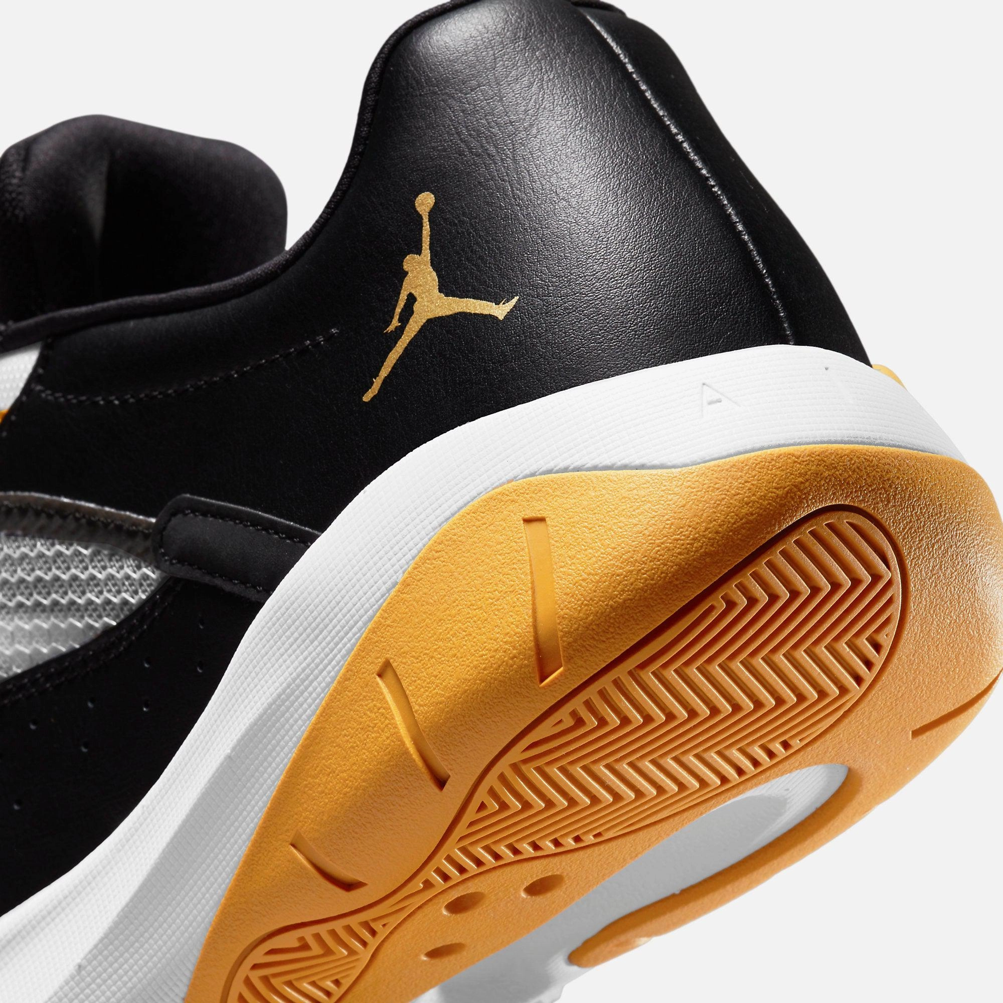 (Men's) Air Jordan 11 CMFT Low 'Black / Gold' (2021) DM9481-001 Air Jordan 11 Patent Basketball Shoes