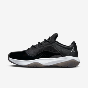 (Men's) Air Jordan 11 CMFT Low 'Black / White' (2023) FN6787-010 Air Jordan 11 basketball shoes with patent look