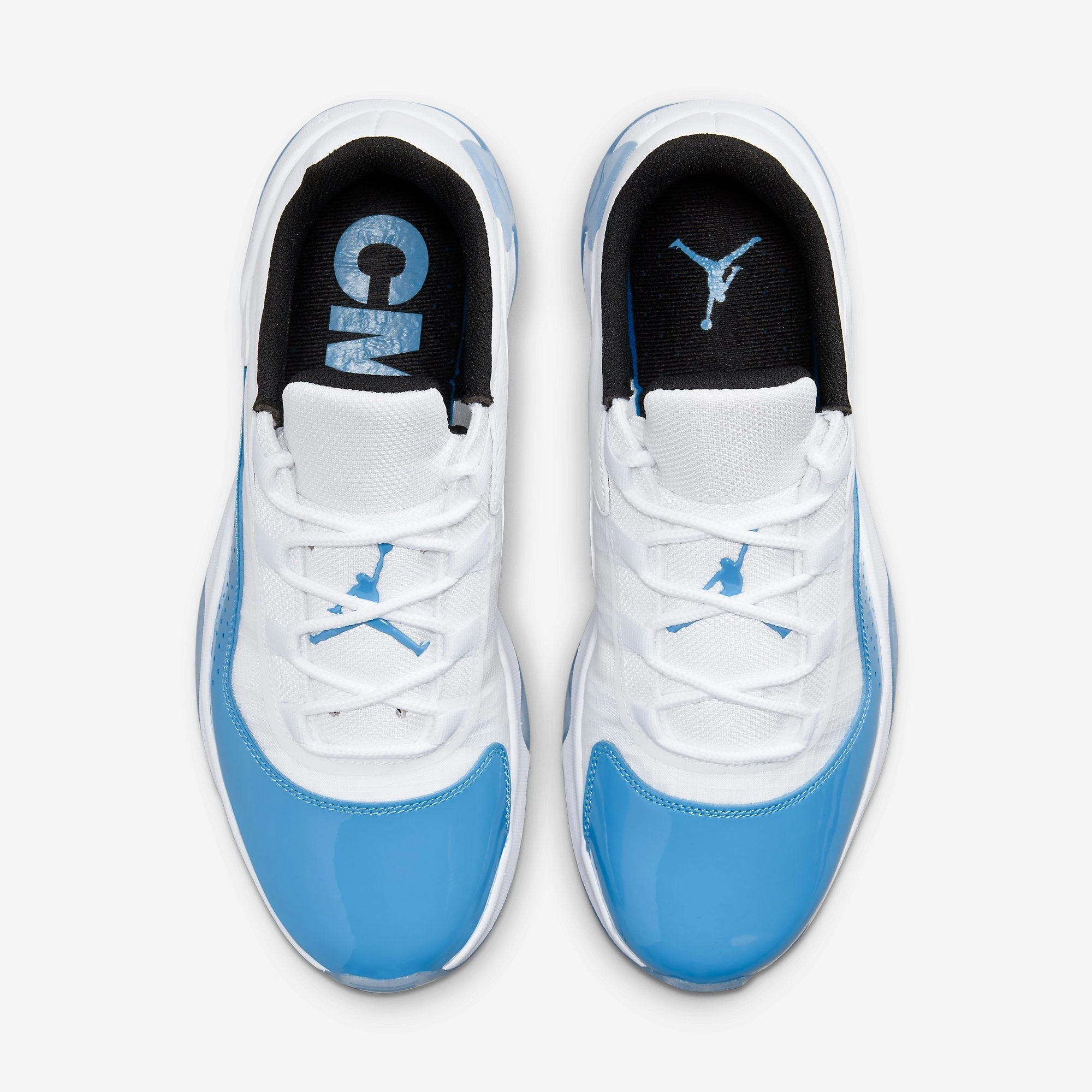 (Men's) Air Jordan 11 CMFT Low 'University Blue' (2023) DN4180-114 Air Jordan 11 Patent Basketball Shoes