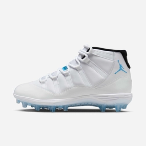 (Men's) Air Jordan 11 Mid TD Cleat 'Legend Blue' (2025) HM7324-104 Air Jordan 11 basketball shoes with patent look