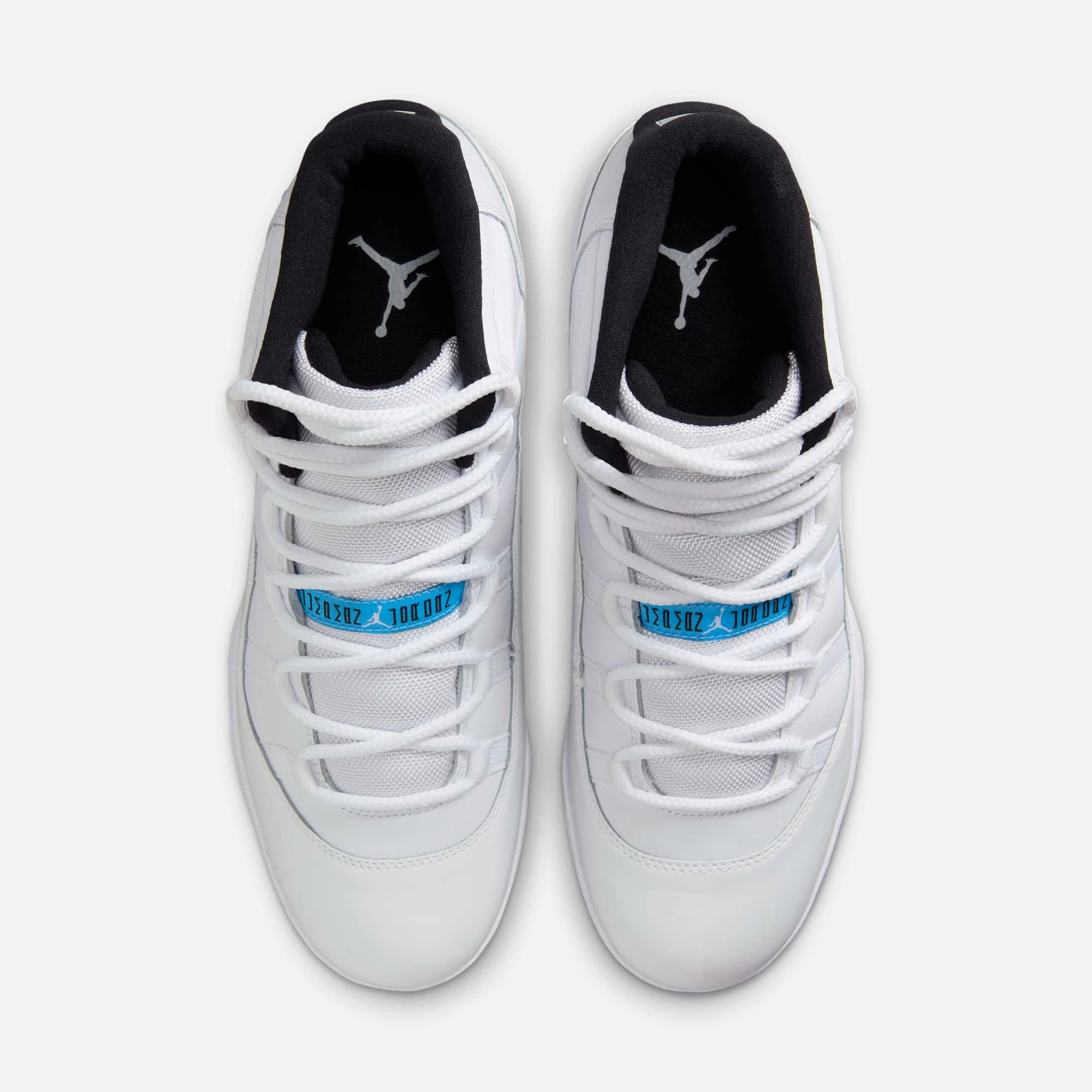 (Men's) Air Jordan 11 Mid TD Cleat 'Legend Blue' (2025) HM7324-104 Air Jordan 11 Patent Basketball Shoes