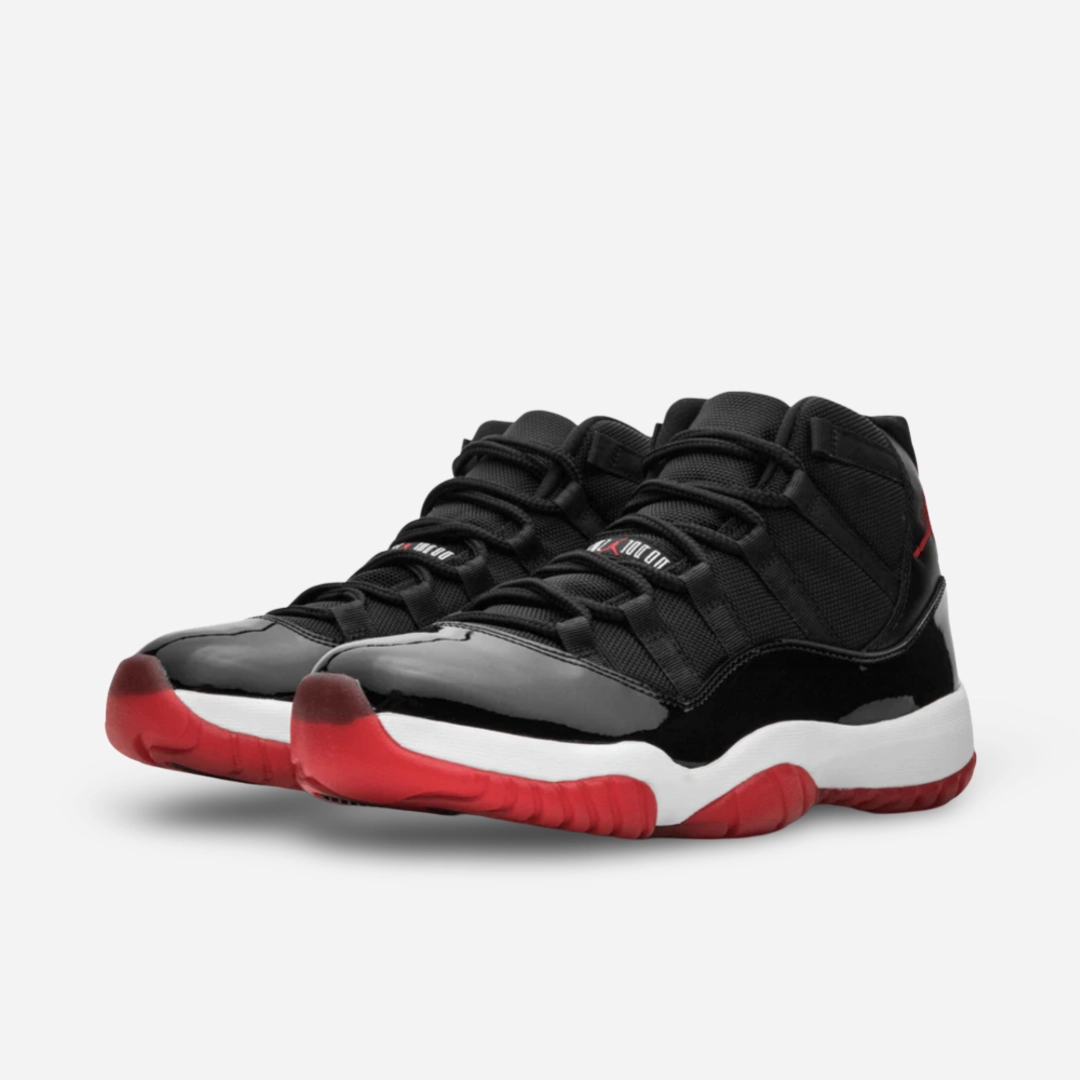 (Men's) Air Jordan 11 Retro 'Bred / Playoffs' (2012) 378037-010 Air Jordan 11 Patent Basketball Shoes