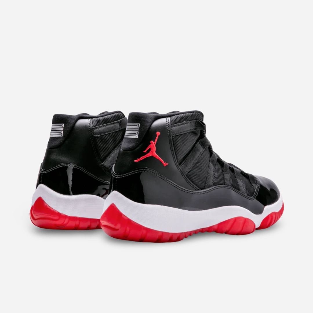 (Men's) Air Jordan 11 Retro 'Bred / Playoffs' (2012) 378037-010 Air Jordan 11 Patent Basketball Shoes