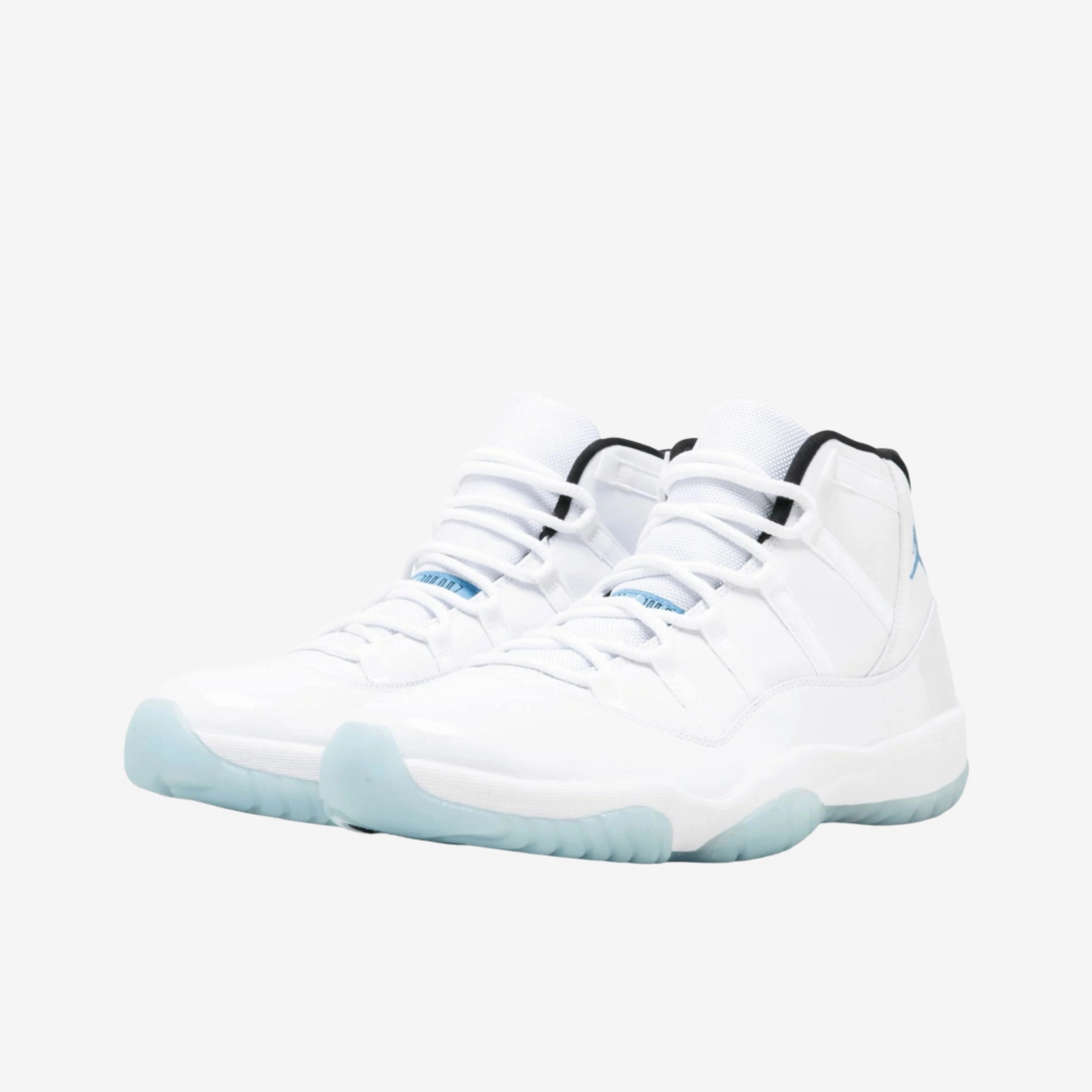 (Men's) Air Jordan 11 Retro 'Columbia / Legend Blue' (2014) 378037-117 Air Jordan 11 Patent Basketball Shoes