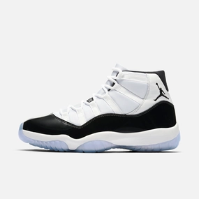 (Men's) Air Jordan 11 Retro 'Concord' (2018) 378037-100 Air Jordan 11 basketball shoes with patent look