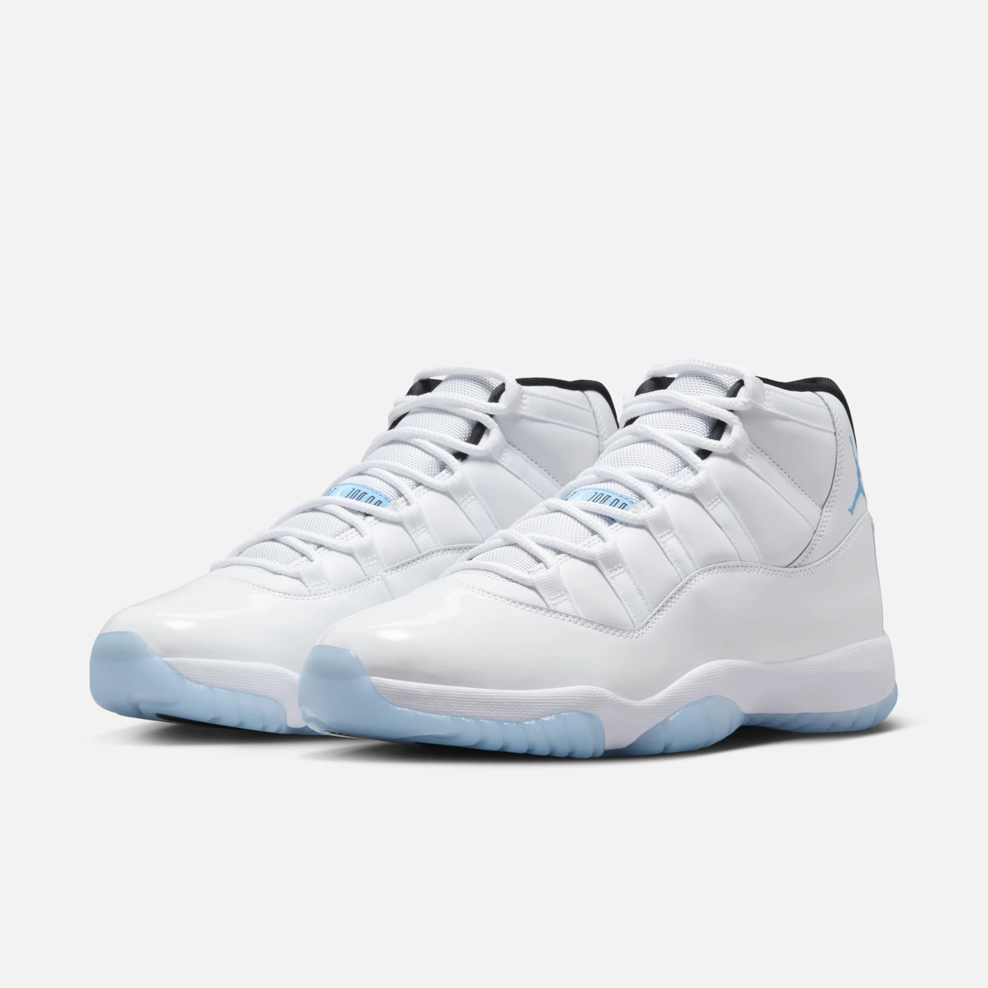 (Men's) Air Jordan 11 Retro 'Legend Blue / Columbia' (2024) CT8012-104 Air Jordan 11 Patent Basketball Shoes