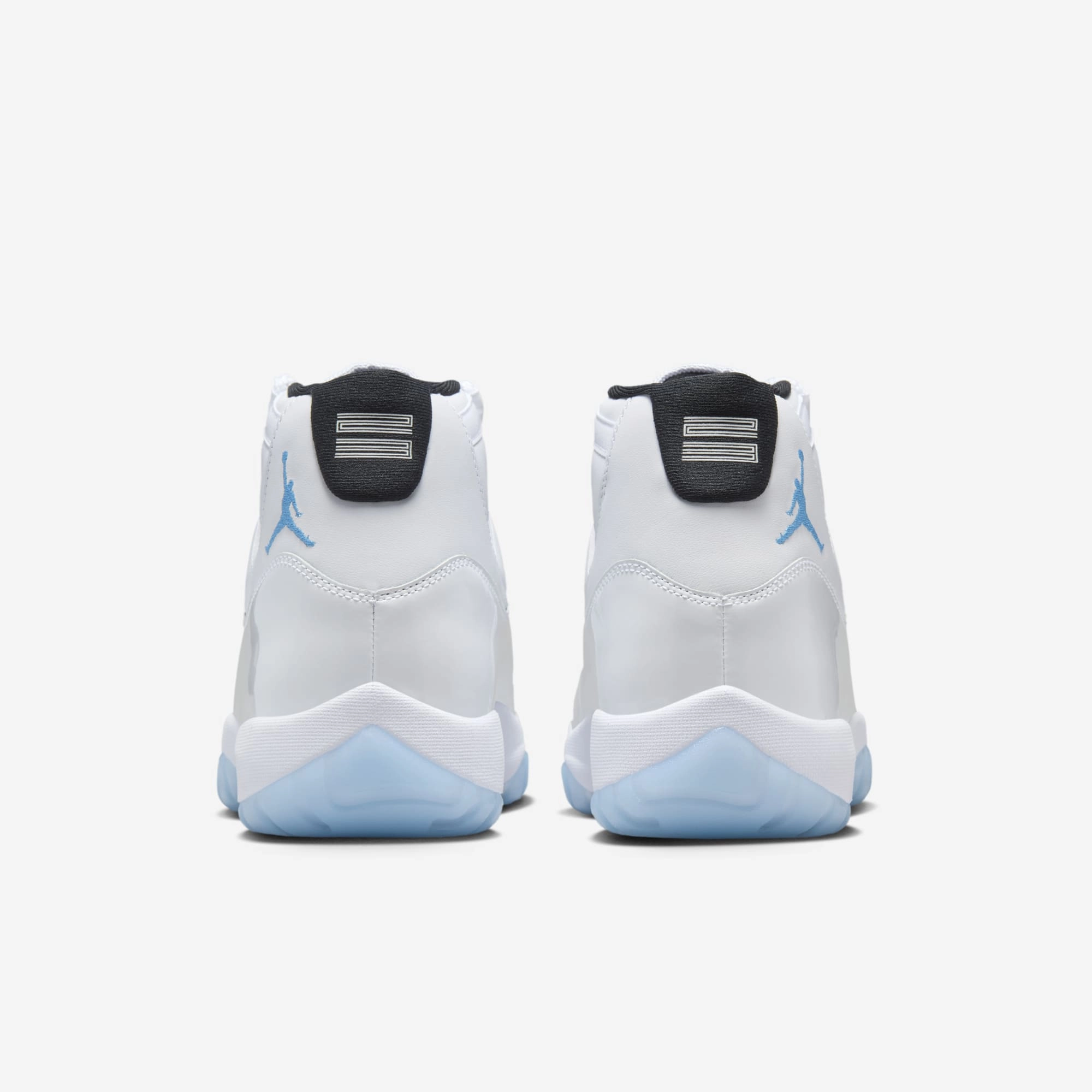 (Men's) Air Jordan 11 Retro 'Legend Blue / Columbia' (2024) CT8012-104 Air Jordan 11 Patent Basketball Shoes
