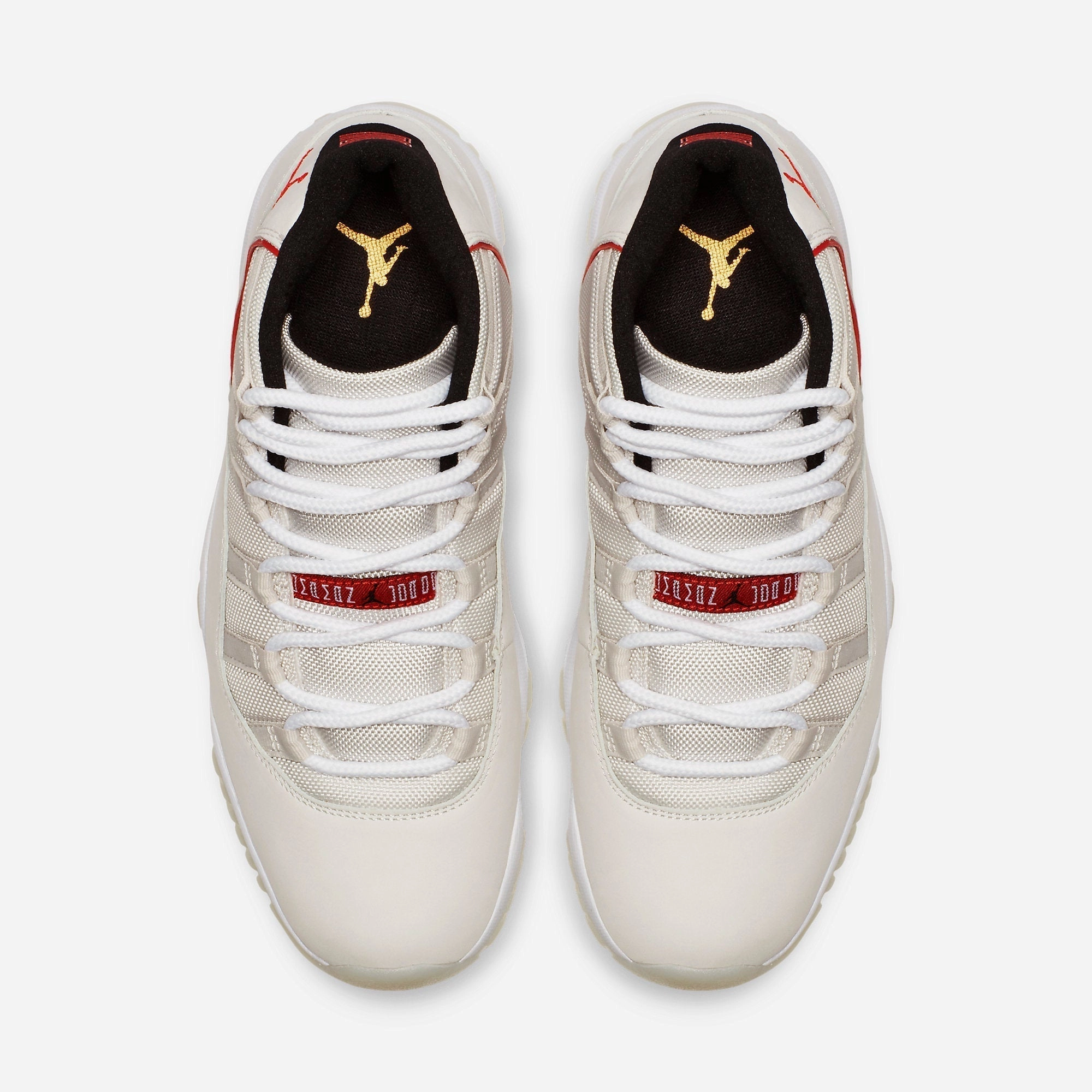 (Men's) Air Jordan 11 Retro 'Platinum Tint' (2018) 378037-016 Air Jordan 11 Patent Basketball Shoes