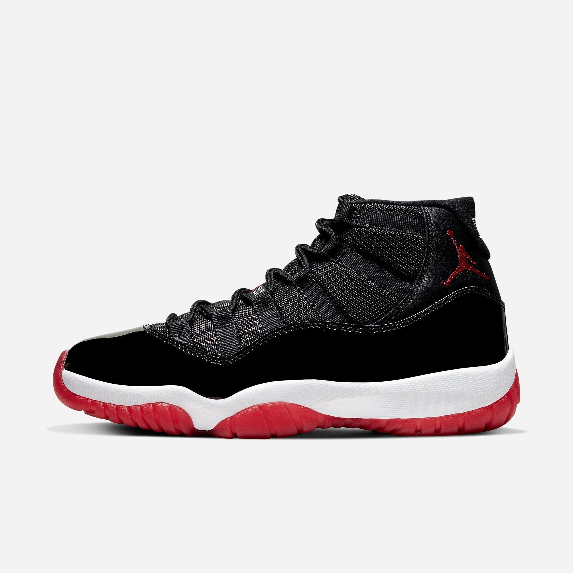 (Men's) Air Jordan 11 Retro 'Playoffs / Bred' (2019) 378037-061 Air Jordan 11 basketball shoes with patent look