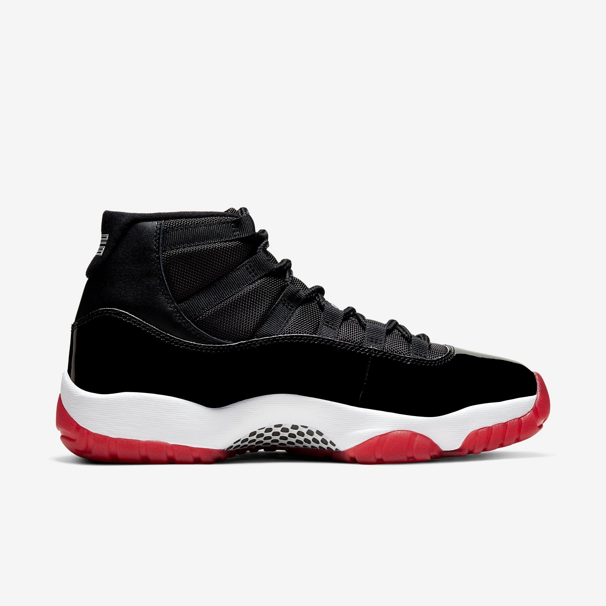 (Men's) Air Jordan 11 Retro 'Playoffs / Bred' (2019) 378037-061 Air Jordan 11 Patent Basketball Shoes