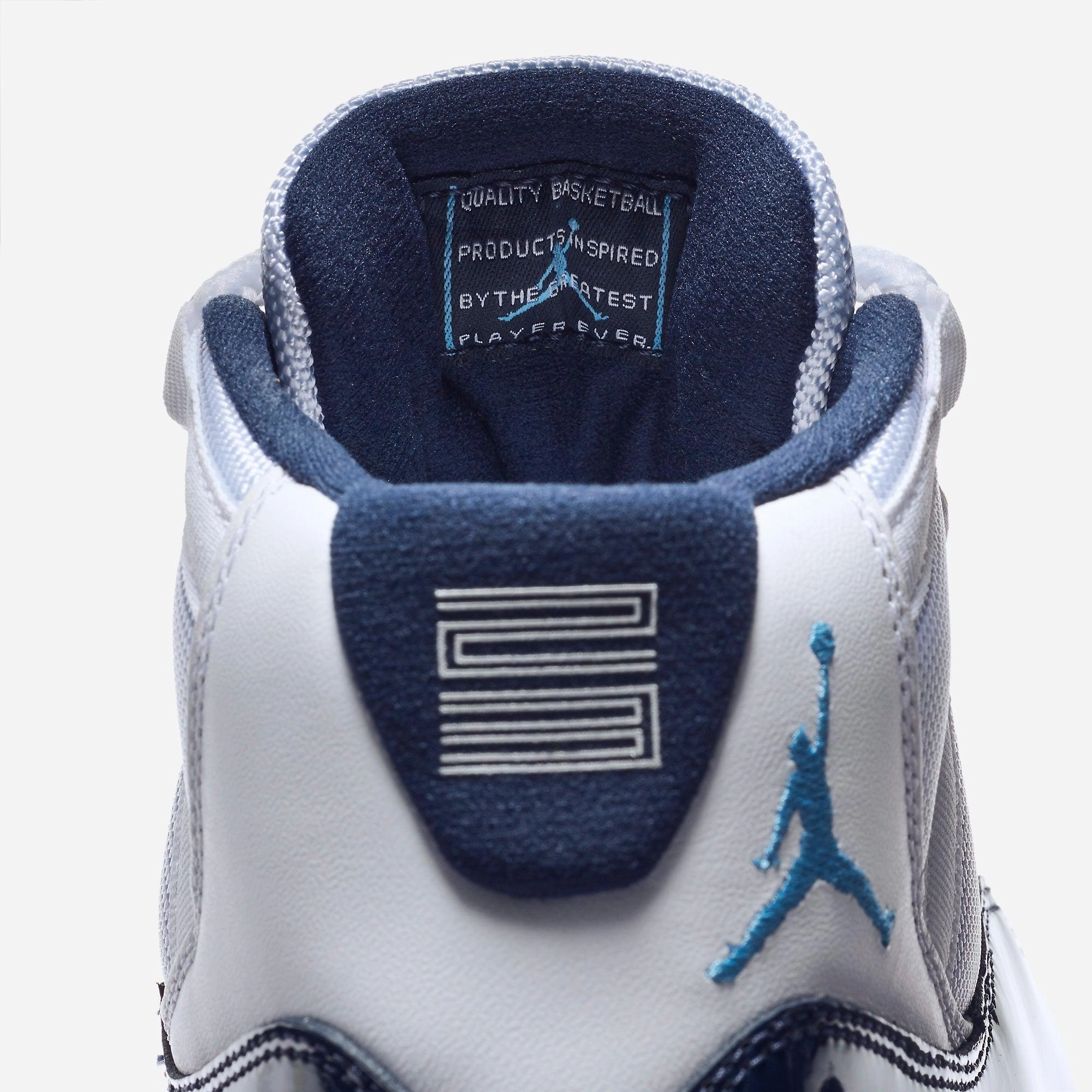 (Men's) Air Jordan 11 Retro 'UNC Win Like 82' (2017) 378037-123 Air Jordan 11 Patent Basketball Shoes