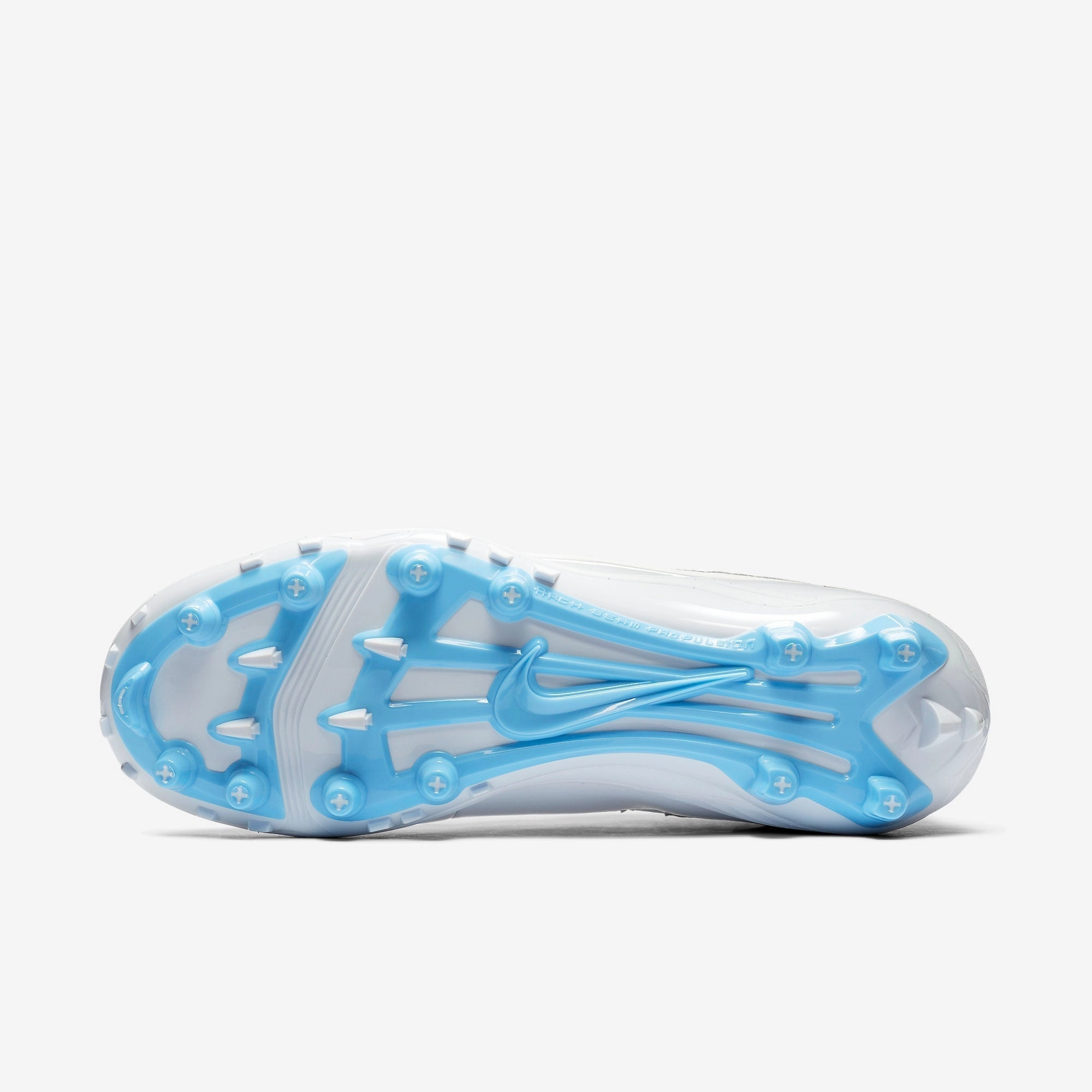 (Men's) Air Jordan 11 Retro Cleat TD 'Columbia / Legend Blue' (2018) AO1561-117 Air Jordan 11 Patent Basketball Shoes