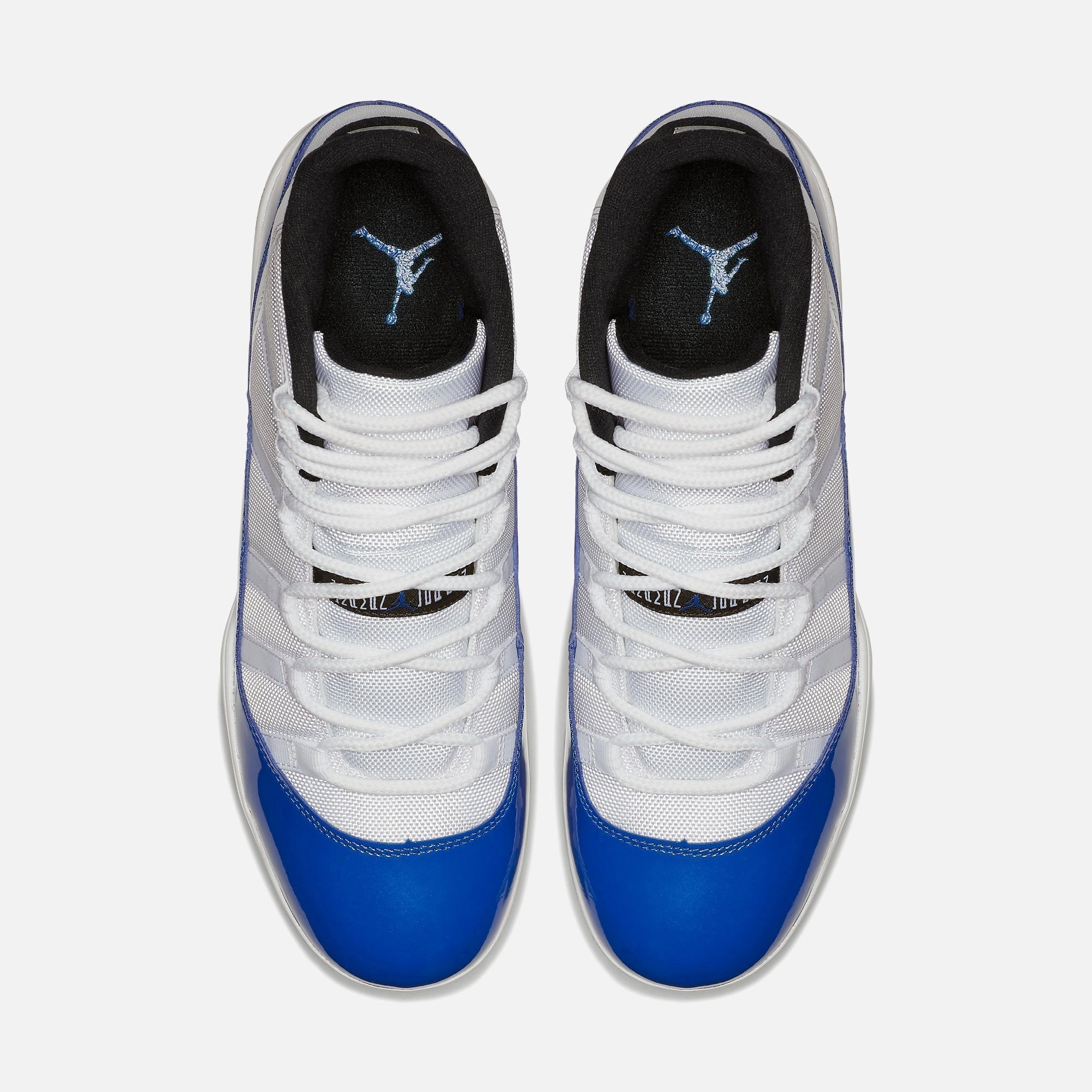 (Men's) Air Jordan 11 Retro Cleat TD 'Game Royal' (2018) AO1561-107 Air Jordan 11 Patent Basketball Shoes