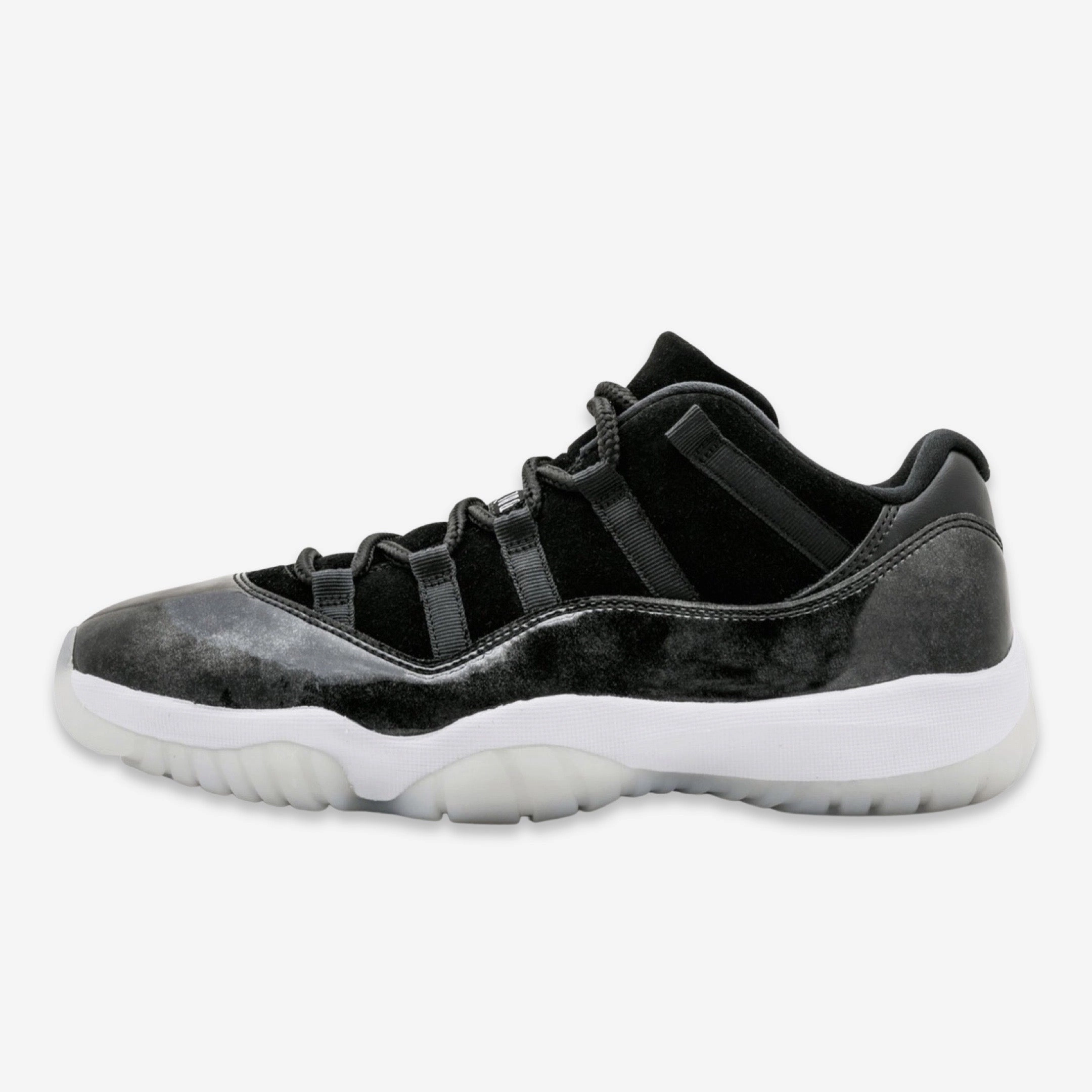 (Men's) Air Jordan 11 Retro Low 'Barons' (2017) 528895-010 Air Jordan 11 basketball shoes with patent look