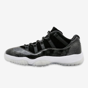 (Men's) Air Jordan 11 Retro Low 'Barons' (2017) 528895-010 Air Jordan 11 basketball shoes with patent look