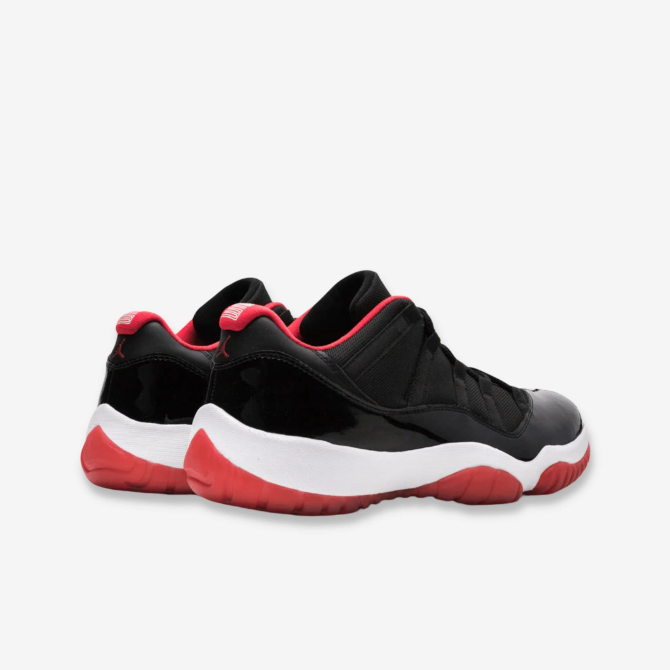 (Men's) Air Jordan 11 Retro Low 'Bred' (2015) 528895-012 Air Jordan 11 Patent Basketball Shoes