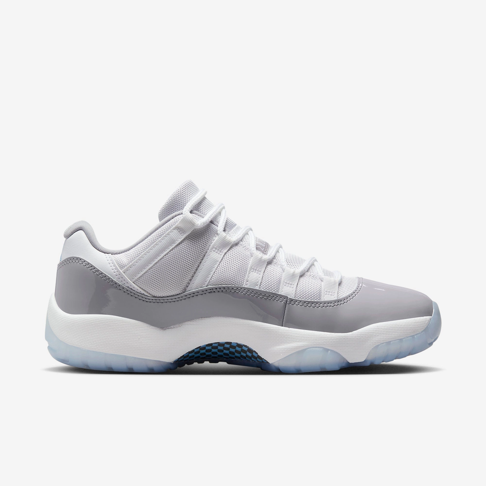 (Men's) Air Jordan 11 Retro Low 'Cement Grey' (2023) AV2187-140 Air Jordan 11 Patent Basketball Shoes
