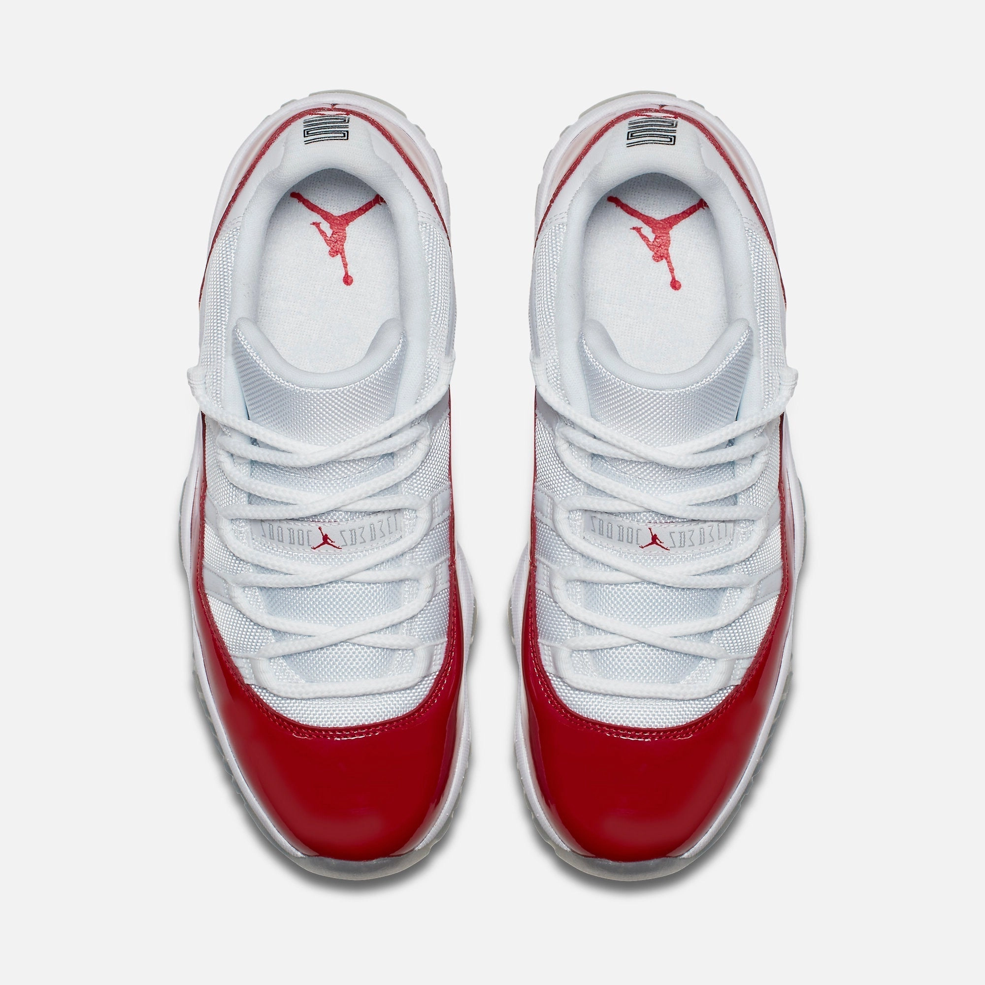 (Men's) Air Jordan 11 Retro Low 'Cherry' (2016) 528895-102 Air Jordan 11 Patent Basketball Shoes