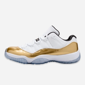 (Men's) Air Jordan 11 Retro Low 'Closing Ceremony' (2016) 528895-103 Air Jordan 11 basketball shoes with patent look