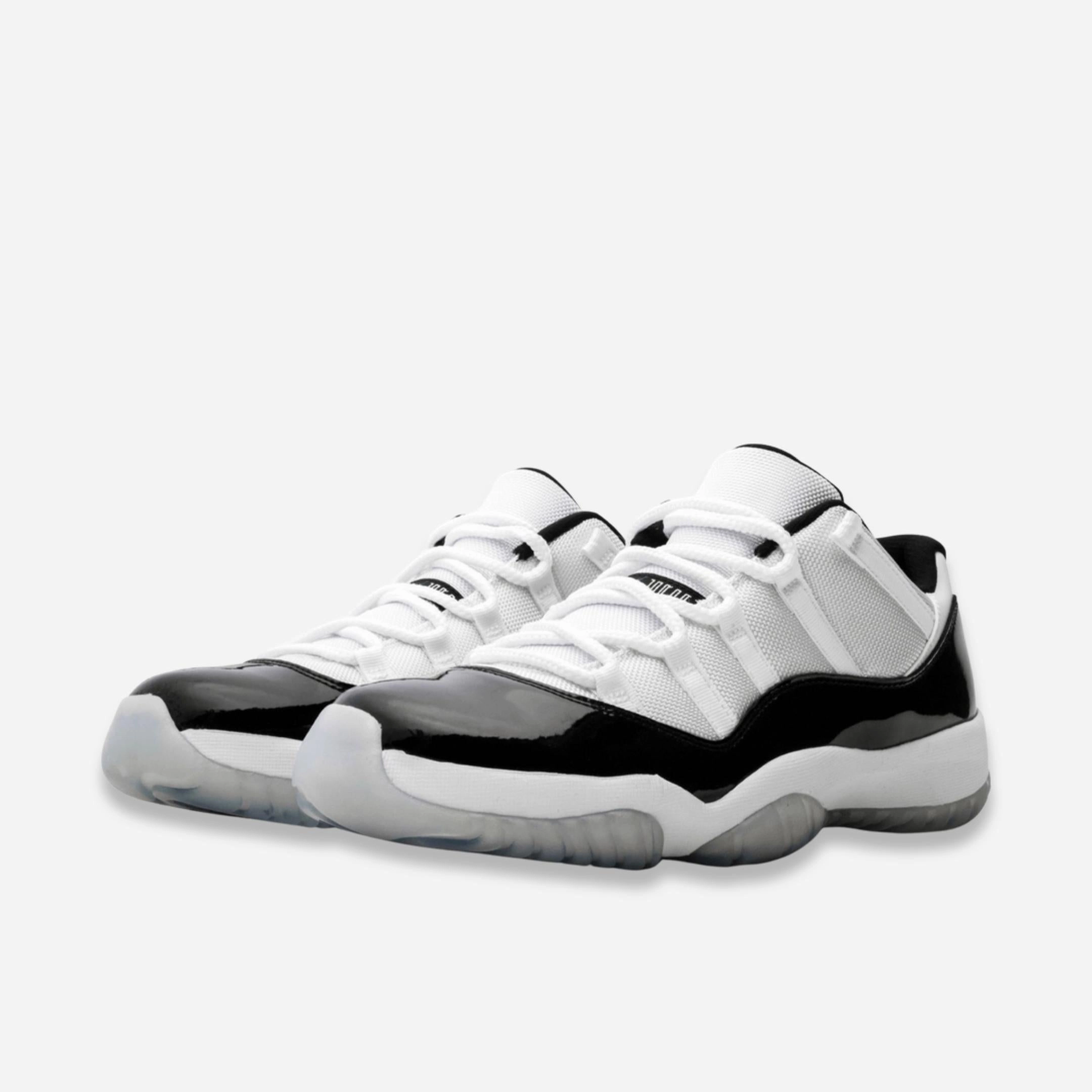 (Men's) Air Jordan 11 Retro Low 'Concord' (2014) 528895-153 Air Jordan 11 Patent Basketball Shoes