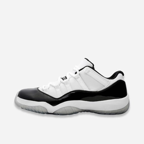 (Men's) Air Jordan 11 Retro Low 'Concord' (2014) 528895-153 Air Jordan 11 basketball shoes with patent look