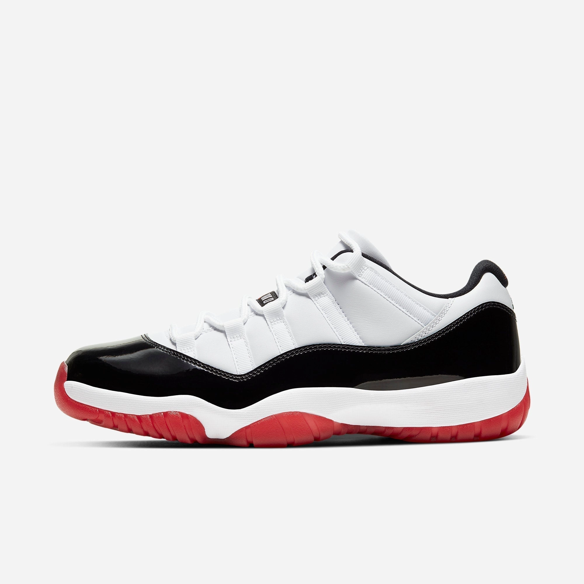 (Men's) Air Jordan 11 Retro Low 'Concord Bred' (2020) AV2187-160 Air Jordan 11 basketball shoes with patent look