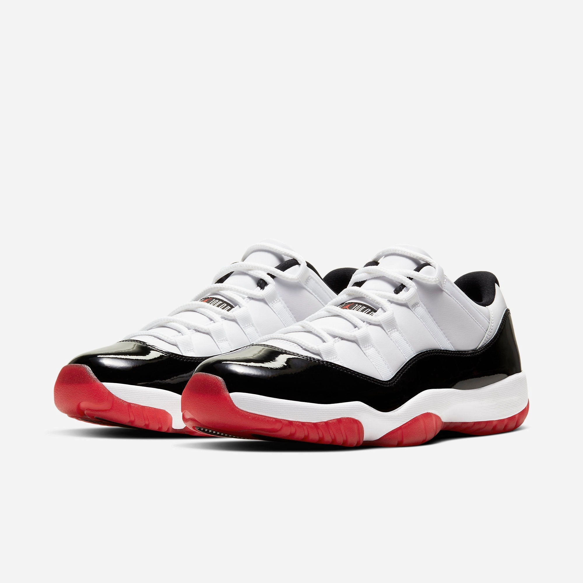 (Men's) Air Jordan 11 Retro Low 'Concord Bred' (2020) AV2187-160 Air Jordan 11 Patent Basketball Shoes