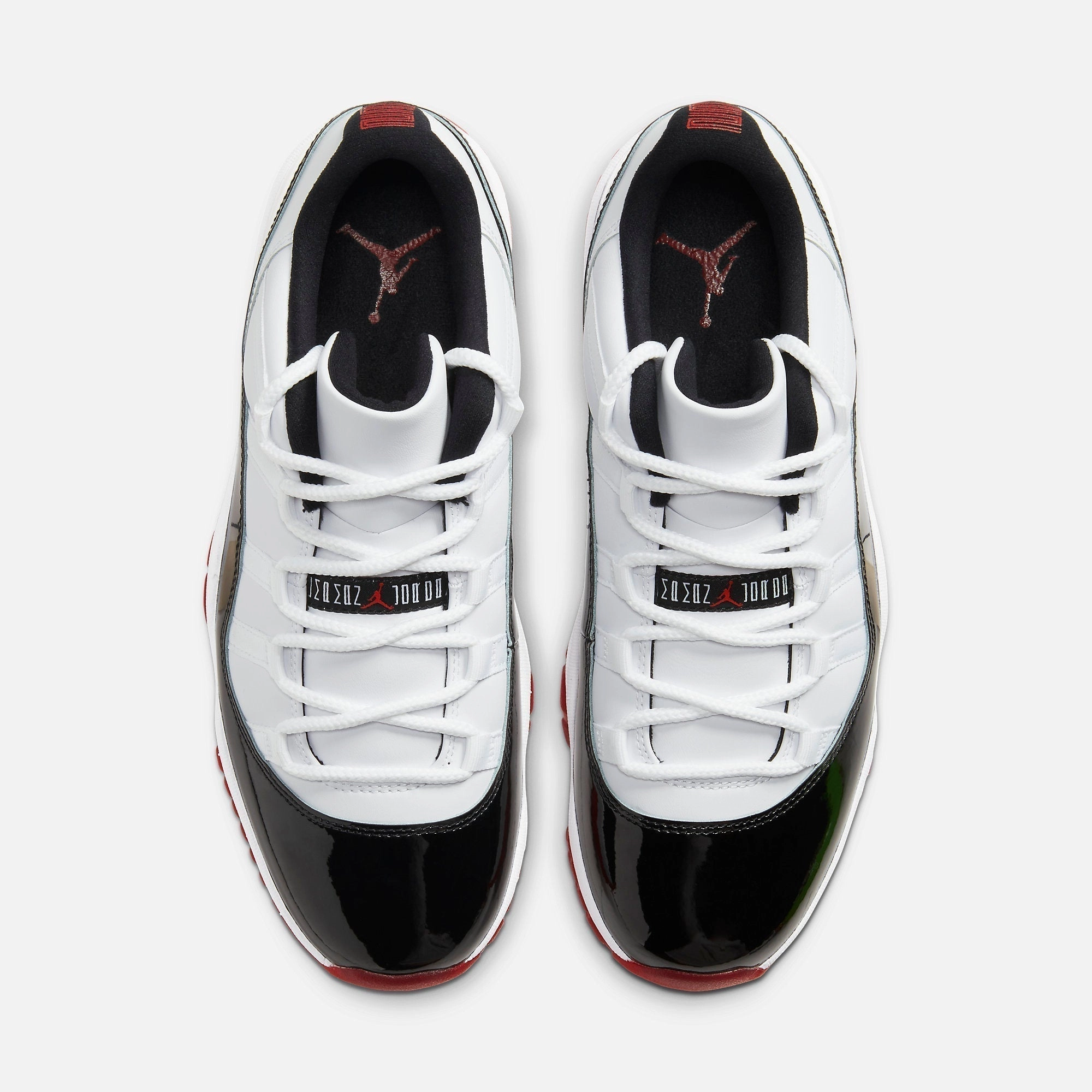 (Men's) Air Jordan 11 Retro Low 'Concord Bred' (2020) AV2187-160 Air Jordan 11 Patent Basketball Shoes