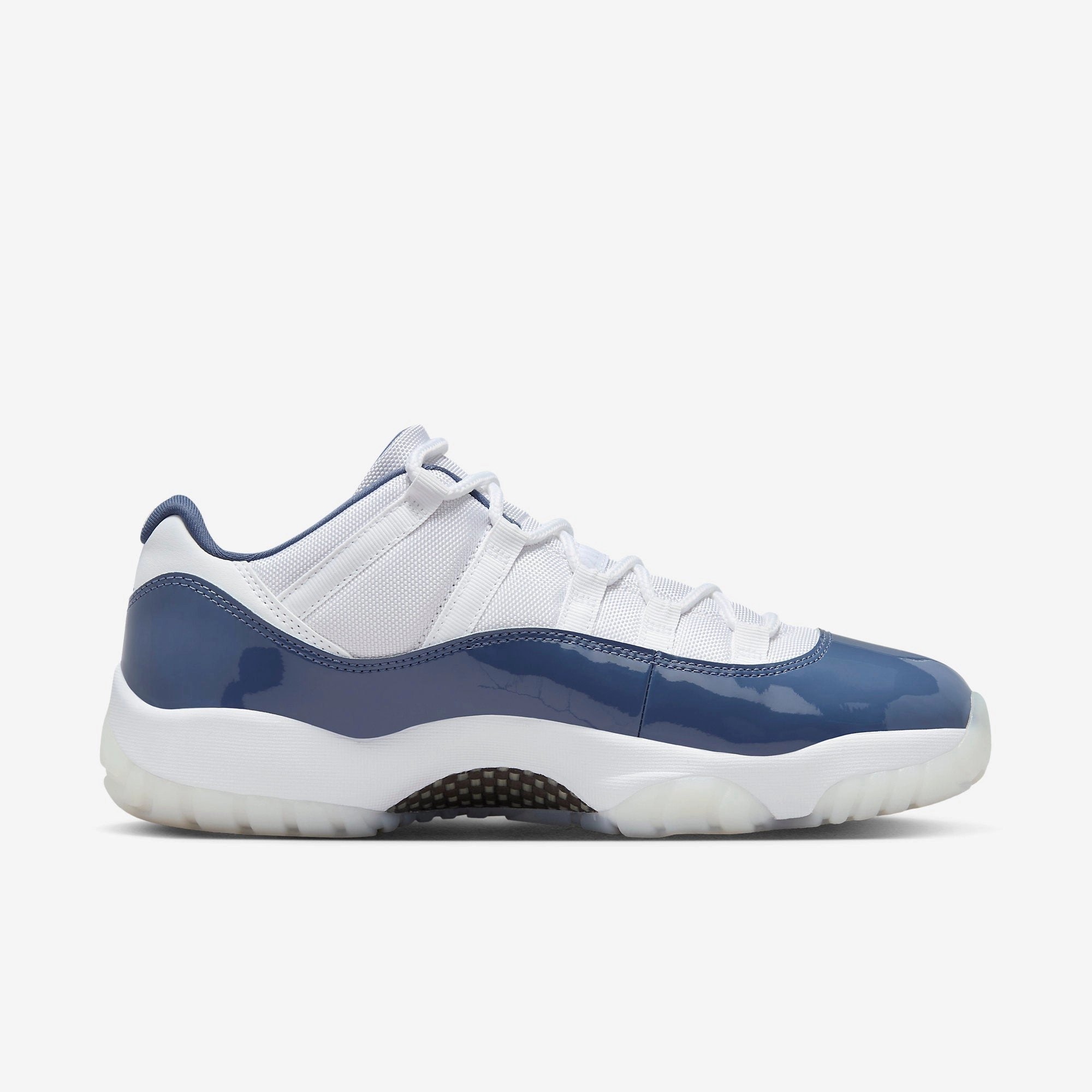 (Men's) Air Jordan 11 Retro Low 'Diffused Blue / Midnight Navy' (2024) FV5104-104 Air Jordan 11 Patent Basketball Shoes
