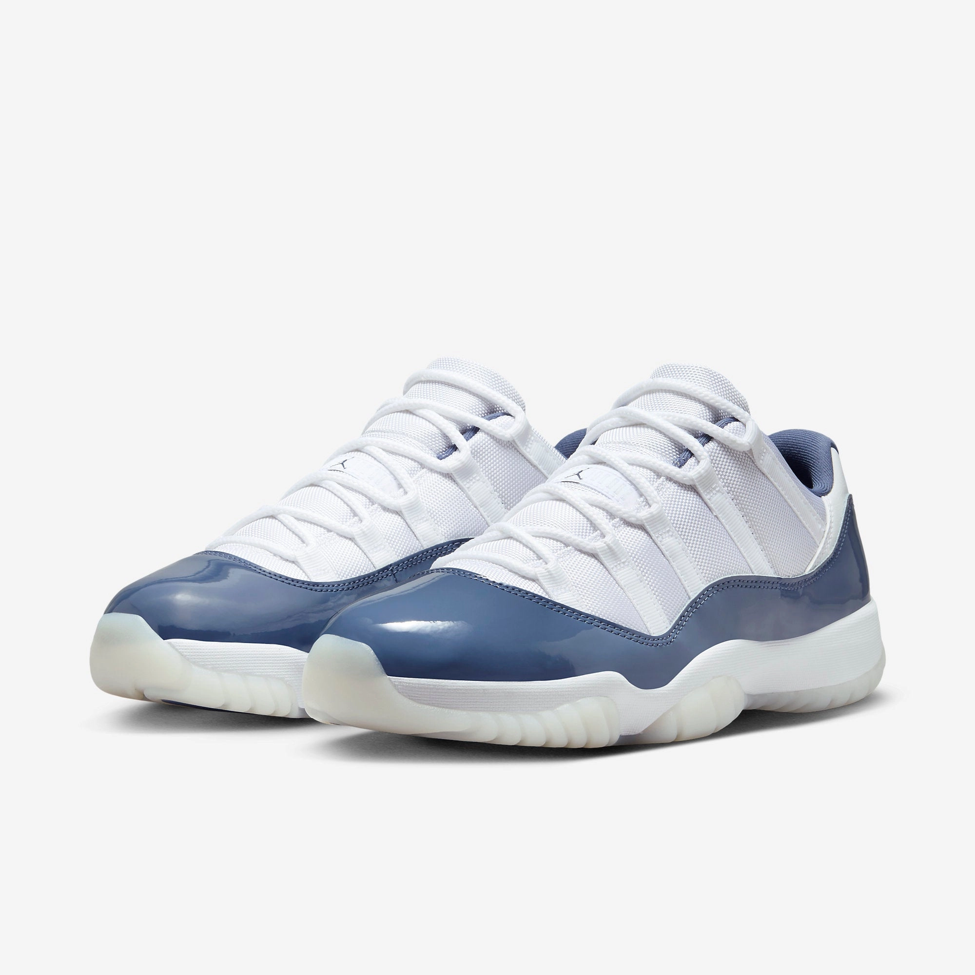 (Men's) Air Jordan 11 Retro Low 'Diffused Blue / Midnight Navy' (2024) FV5104-104 Air Jordan 11 Patent Basketball Shoes