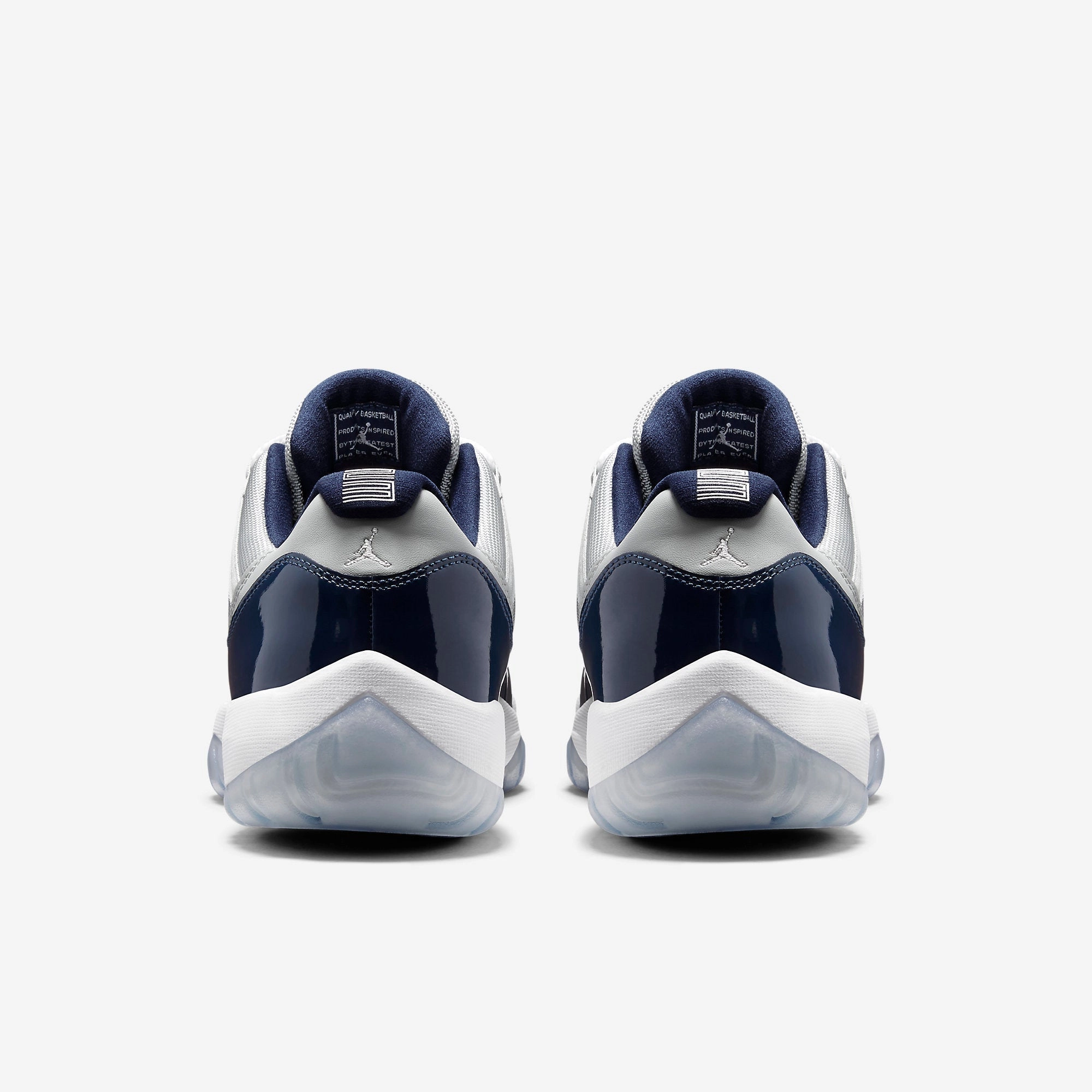 (Men's) Air Jordan 11 Retro Low 'Georgetown Hoyas' (2015) 528895-007 Air Jordan 11 Patent Basketball Shoes