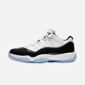(Men's) Air Jordan 11 Retro Low 'Iridescent' (2018) 528895-145 Air Jordan 11 basketball shoes with patent look