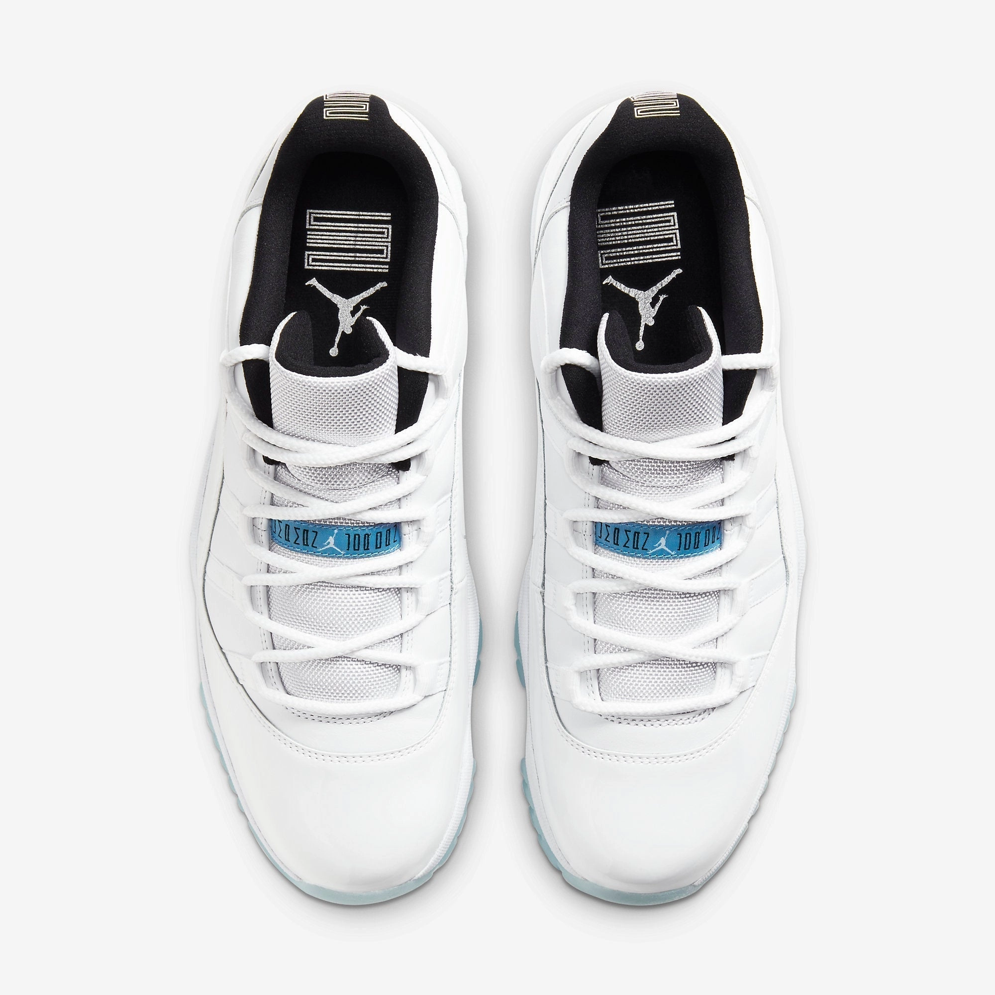(Men's) Air Jordan 11 Retro Low 'Legend Blue' (2021) AV2187-117 Air Jordan 11 Patent Basketball Shoes