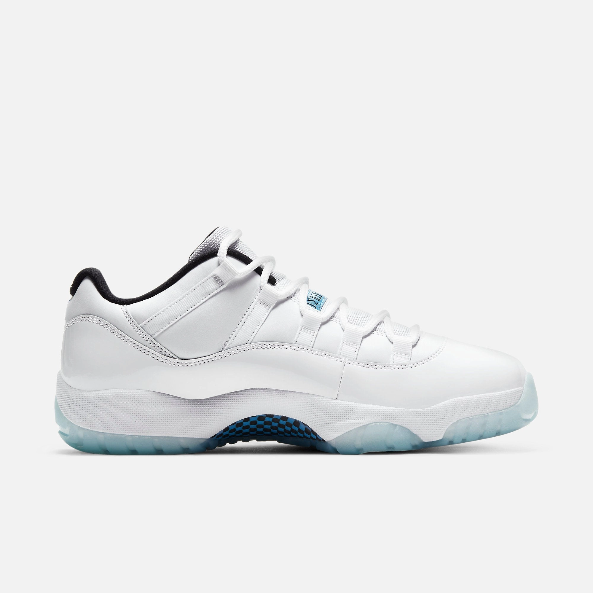 (Men's) Air Jordan 11 Retro Low 'Legend Blue' (2021) AV2187-117 Air Jordan 11 Patent Basketball Shoes