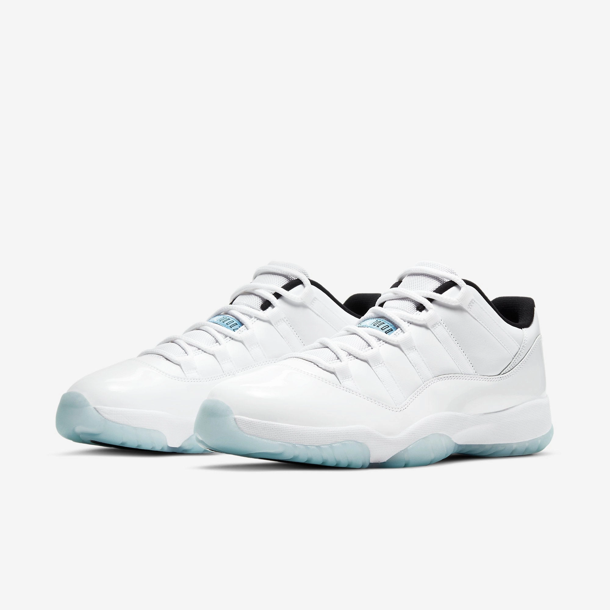(Men's) Air Jordan 11 Retro Low 'Legend Blue' (2021) AV2187-117 Air Jordan 11 Patent Basketball Shoes