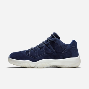 (Men's) Air Jordan 11 Retro Low 'Re2pect Derek Jeter' (2018) AV2187-441 Air Jordan 11 basketball shoes with patent look