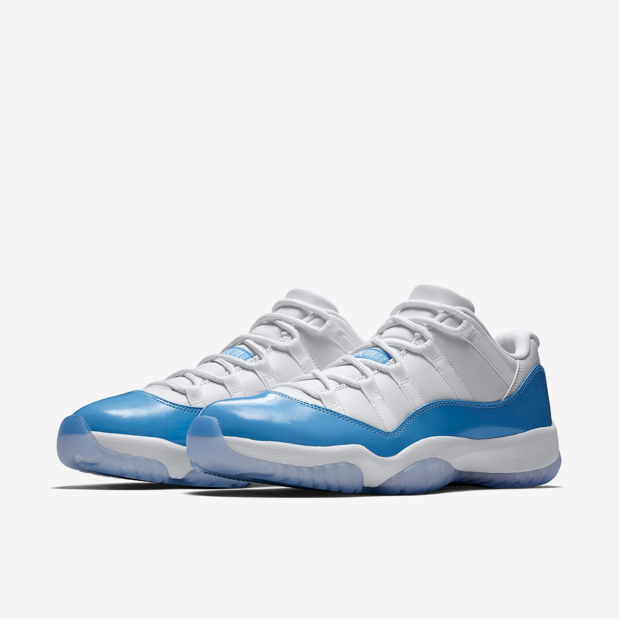 (Men's) Air Jordan 11 Retro Low 'UNC University Blue' (2017) 528895-106 Air Jordan 11 Patent Basketball Shoes