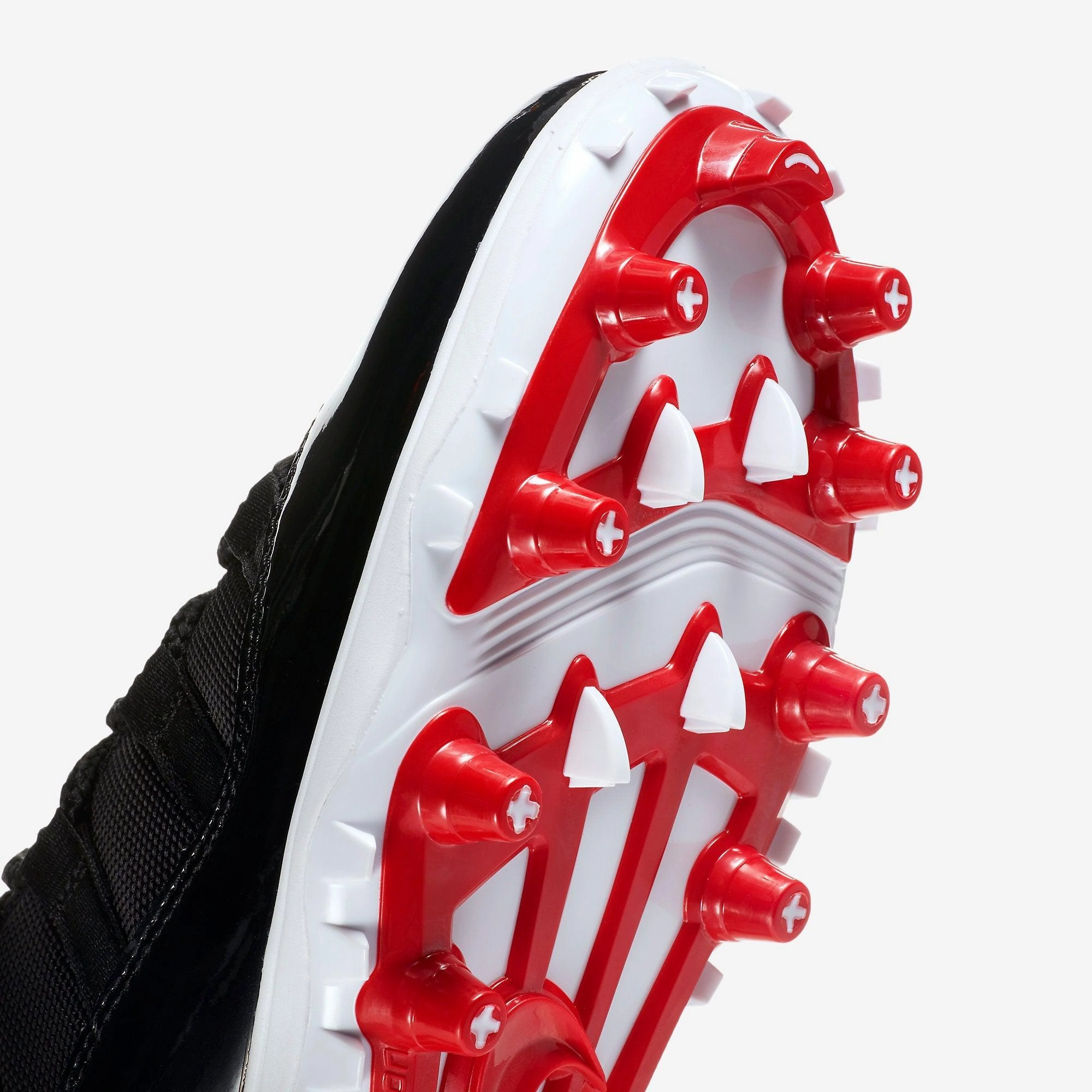 (Men's) Air Jordan 11 Retro Low Cleat TD 'Bred' (2018) AO1560-010 Air Jordan 11 Patent Basketball Shoes