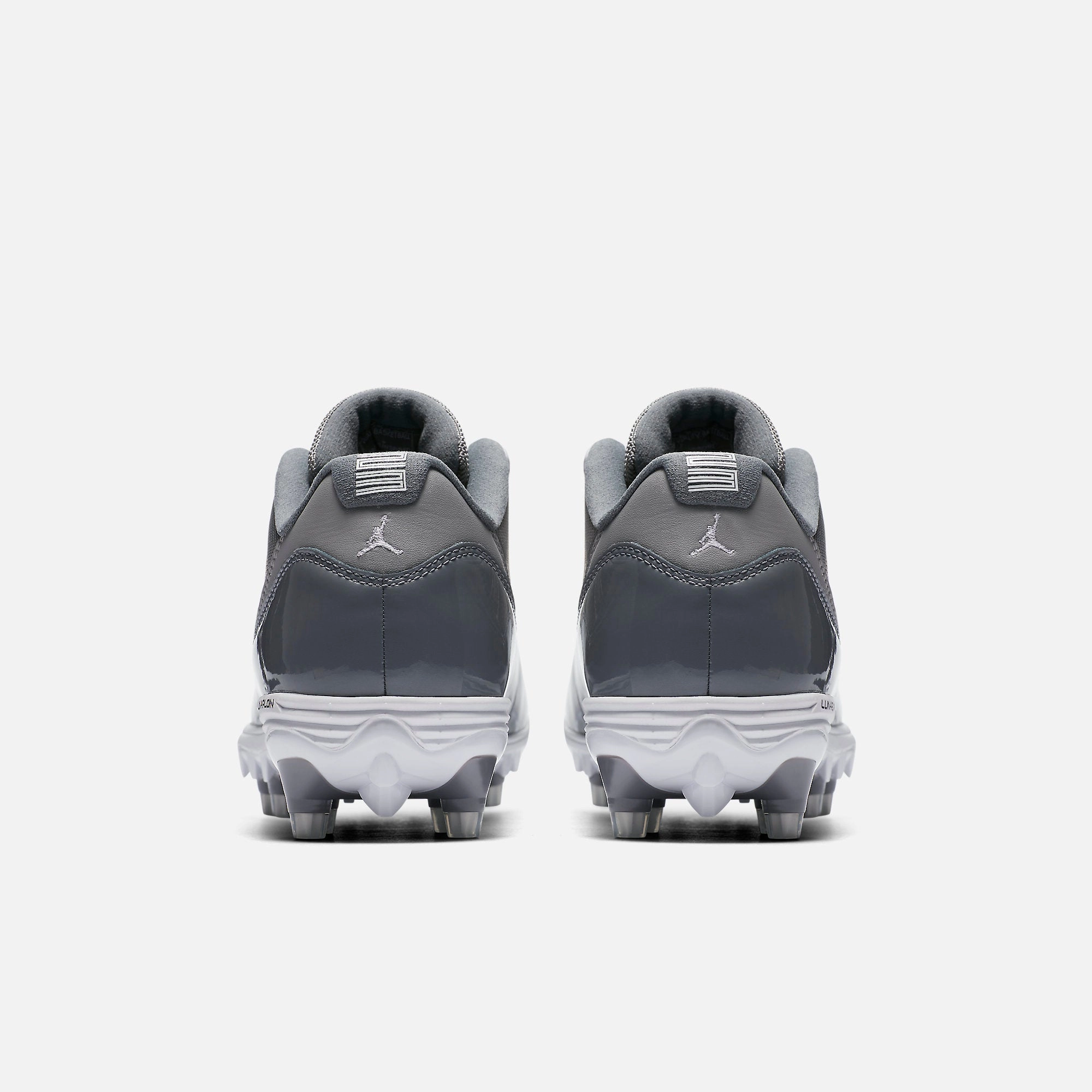 (Men's) Air Jordan 11 Retro Low Cleat TD 'Cool Grey' (2018) AO1560-003 Air Jordan 11 Patent Basketball Shoes