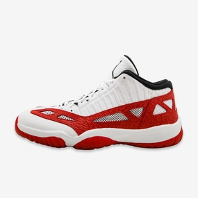 (Men's) Air Jordan 11 Retro Low IE 'Gym Red' (2017) 919712-101 Air Jordan 11 basketball shoes with patent look