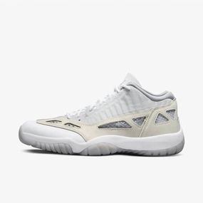 (Men's) Air Jordan 11 Retro Low IE 'Light Orewood Brown' (2022) 919712-102 Air Jordan 11 basketball shoes with patent look